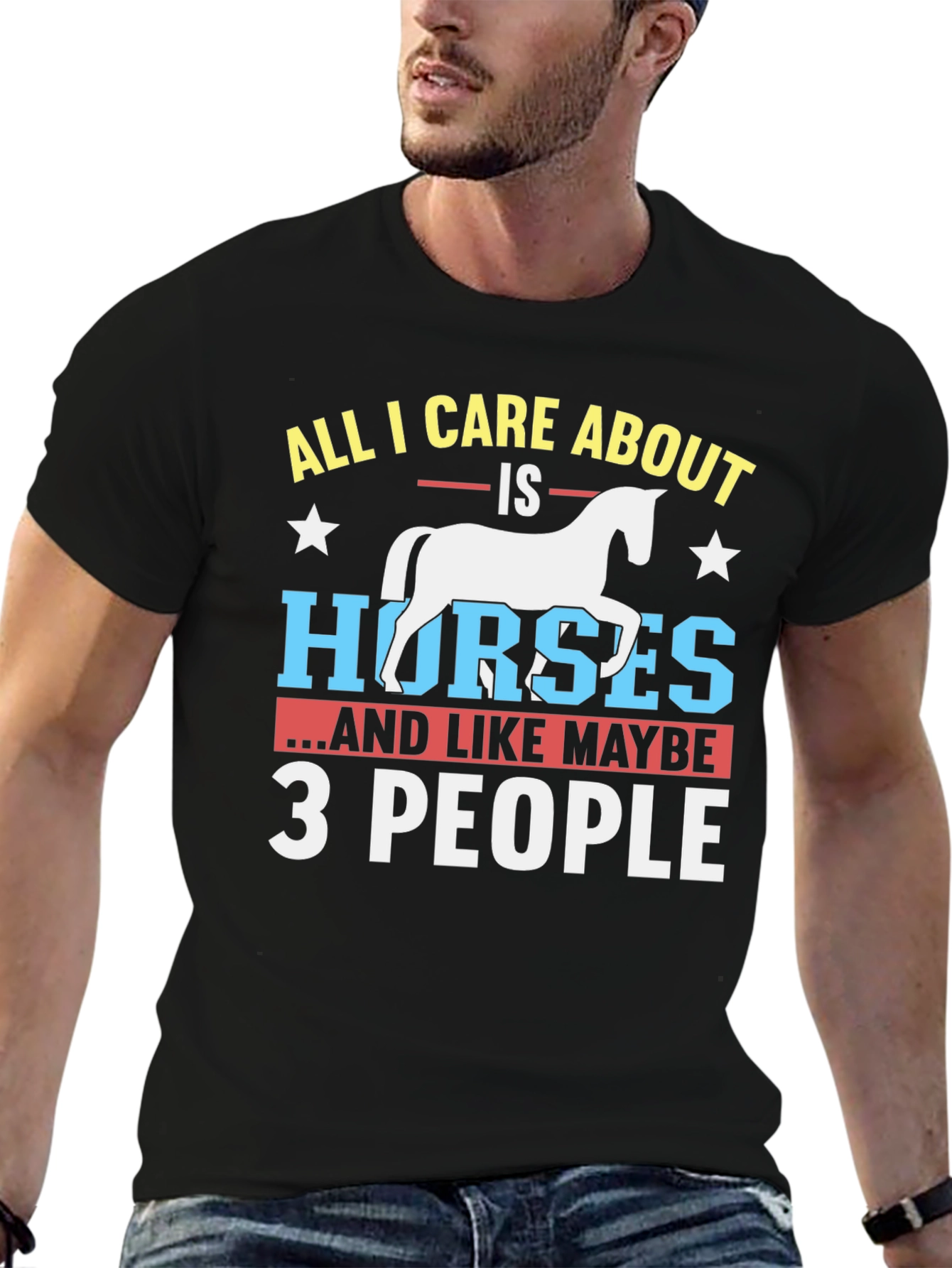 Funny Horse Lover Graphic Tee