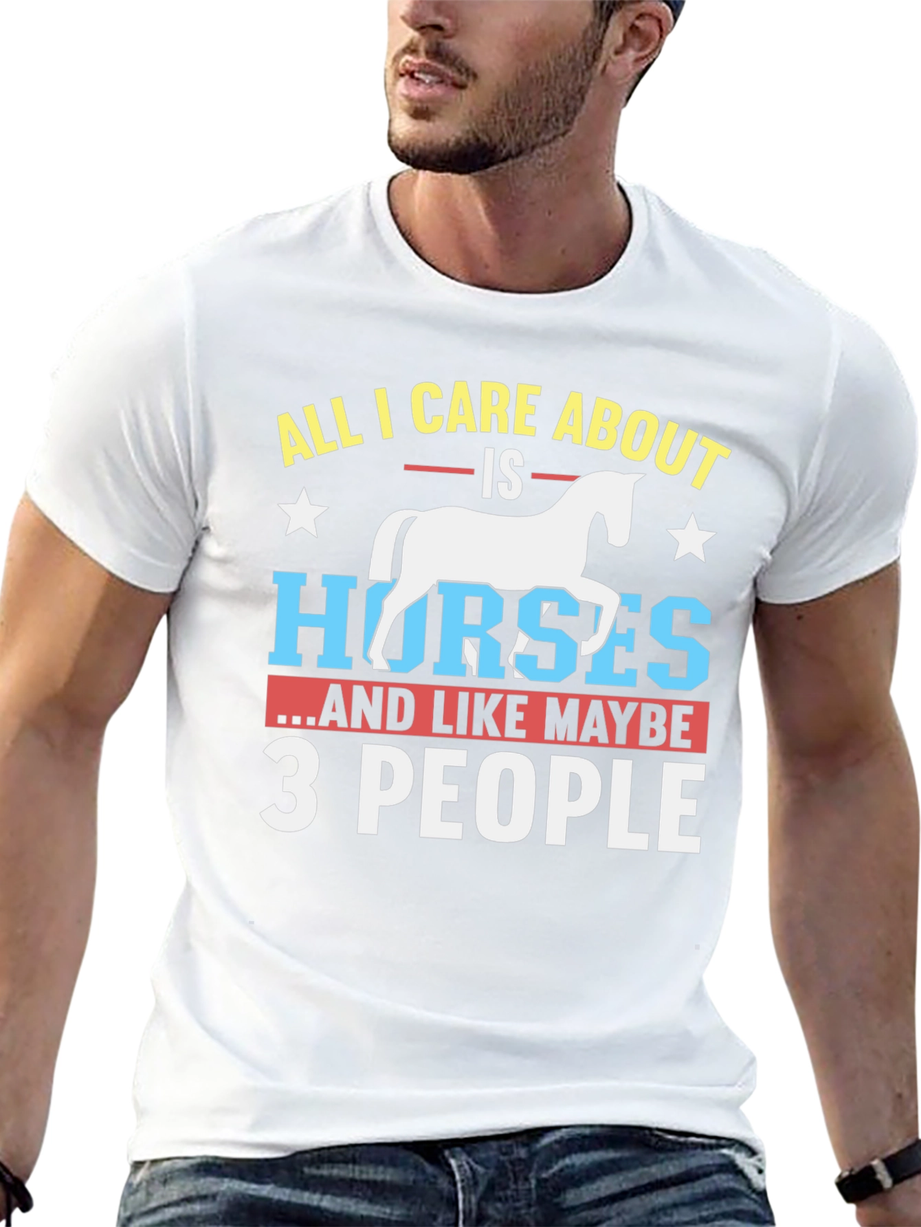 Funny Horse Lover Graphic Tee