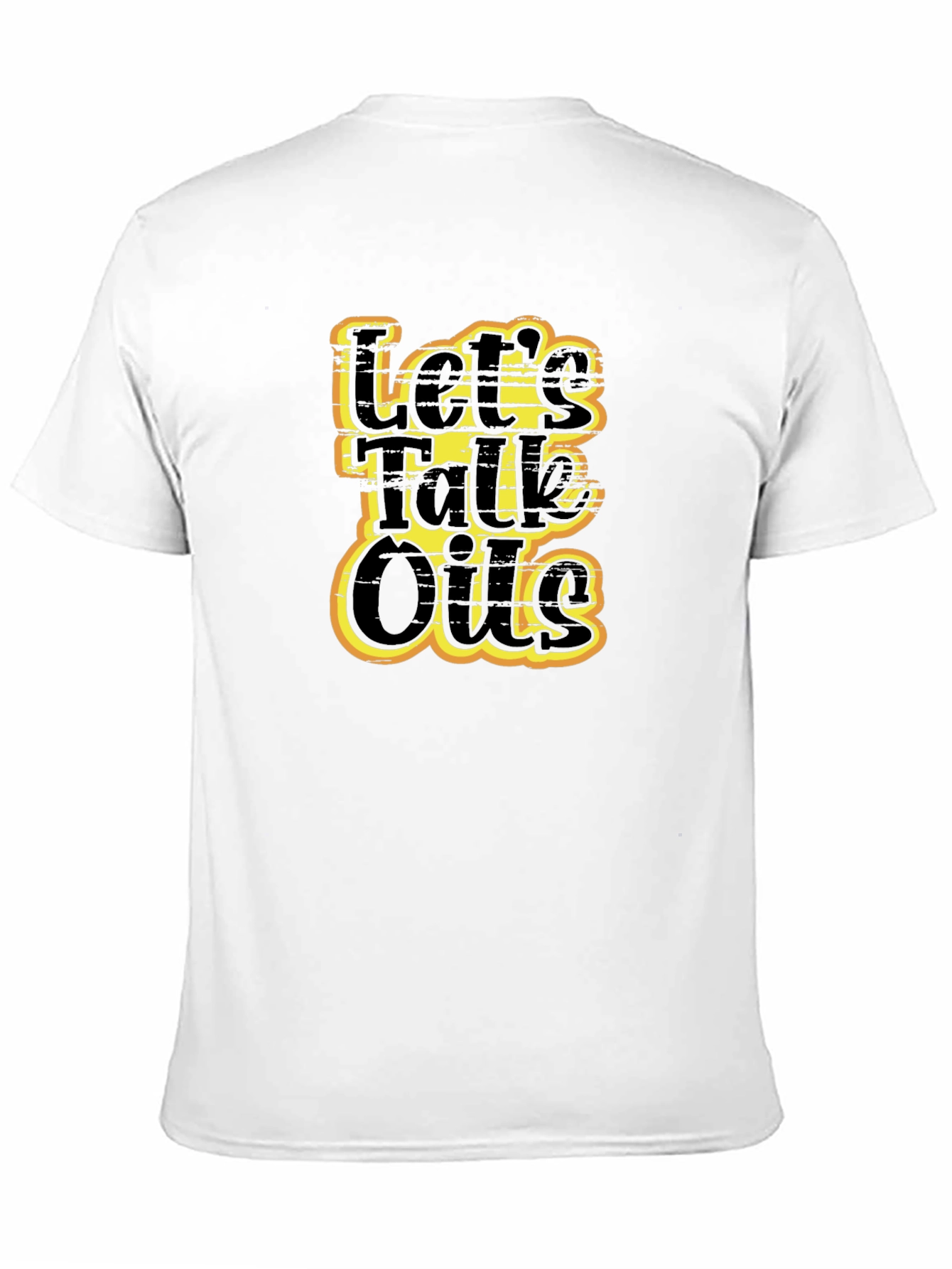 Lets Talk Oils Black Graphic Tee