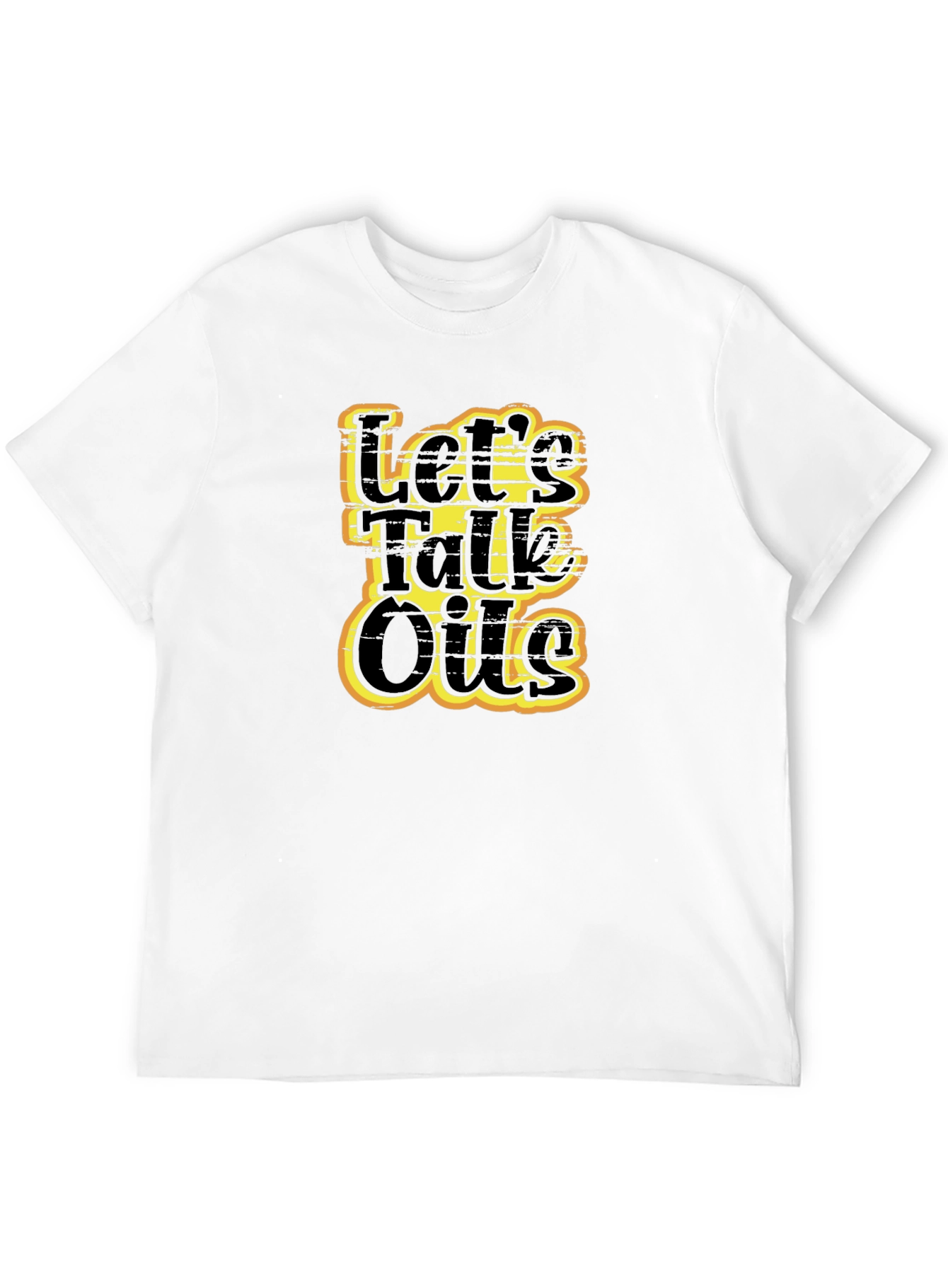 Lets Talk Oils Black Graphic Tee