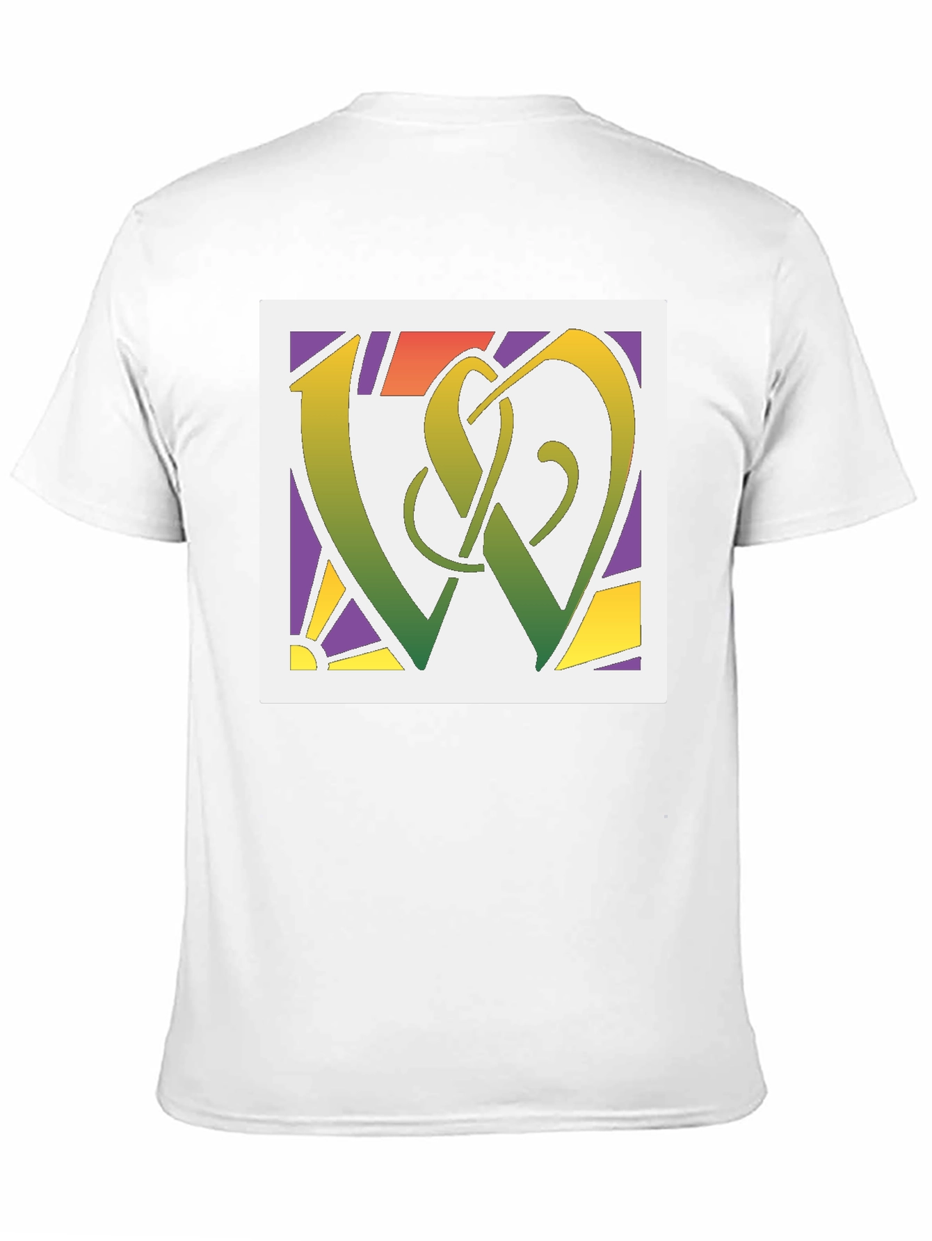 Abstract Symbol Graphic Tee - Modern Style