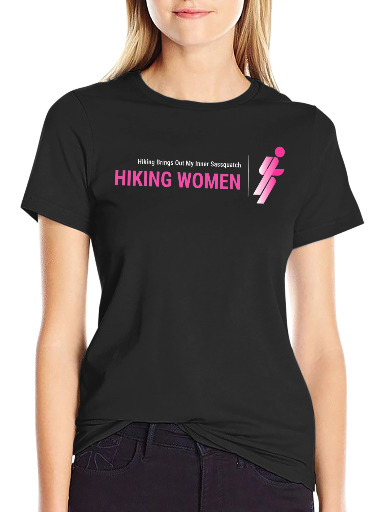 Hiking Women Graphic T-Shirt - Sassquatch Edition