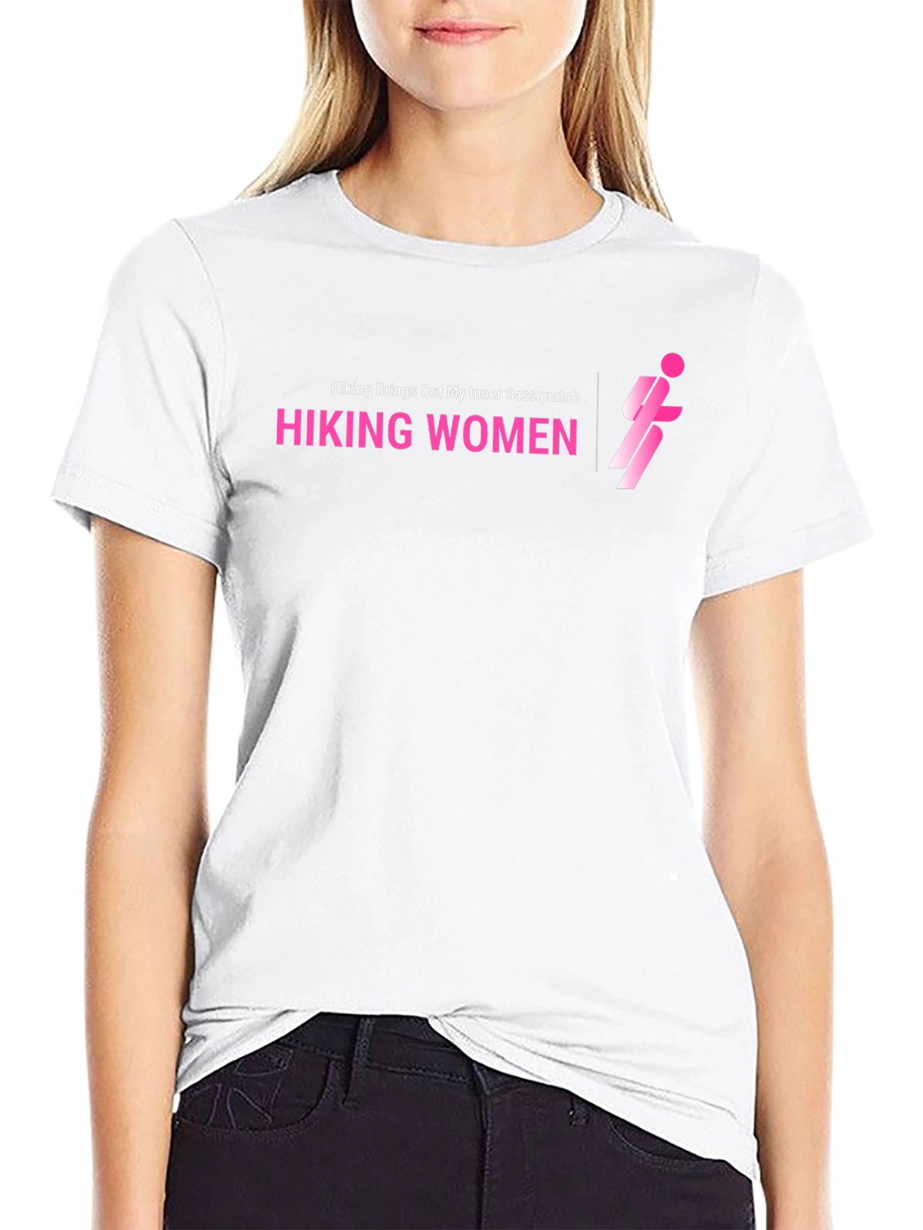 Hiking Women Graphic T-Shirt - Sassquatch Edition