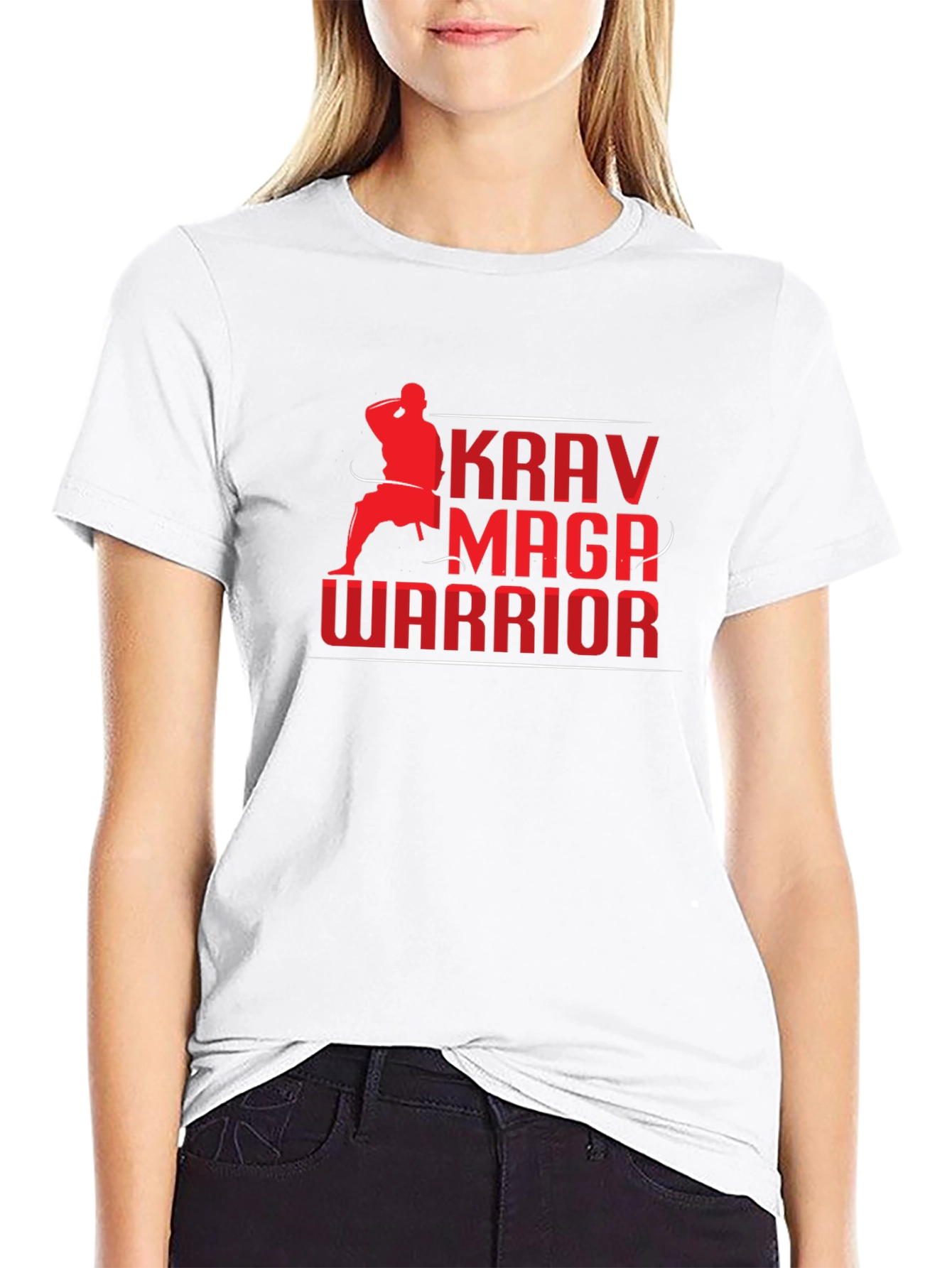 Krav Maga Warrior Black T-Shirt