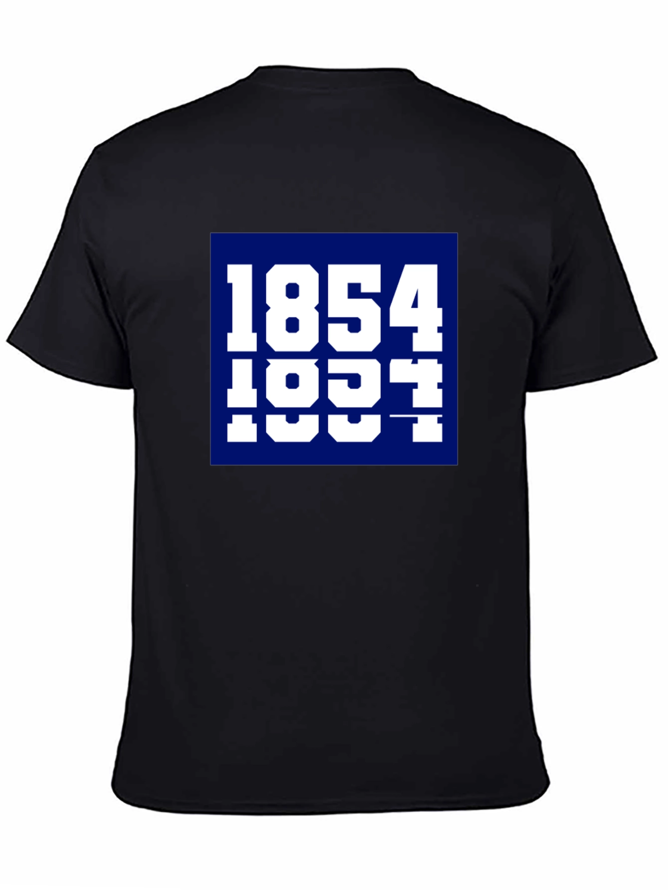 1854 1931 Graphic Tee - Black Cotton Blend