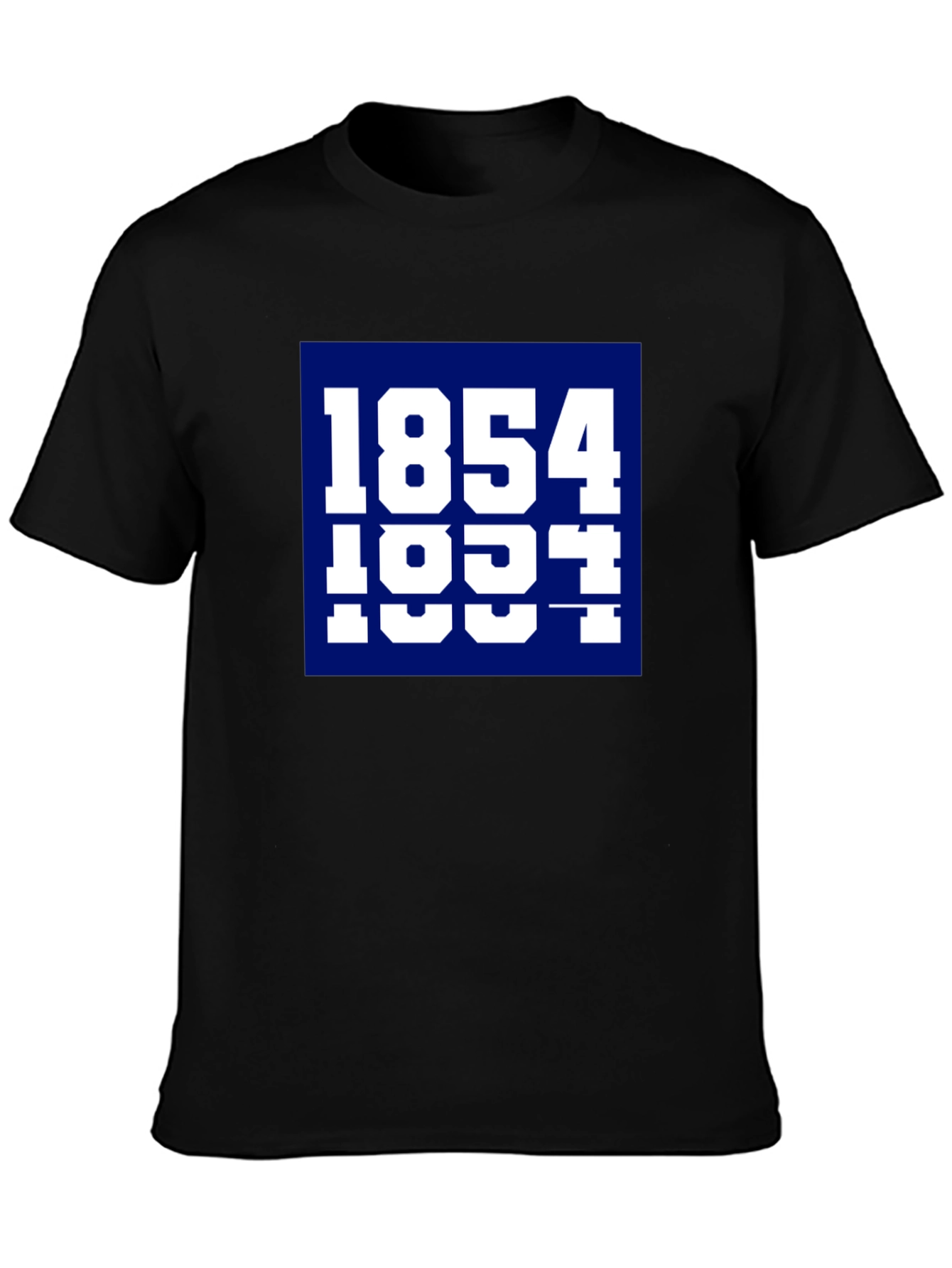 1854 1931 Graphic Tee - Black Cotton Blend