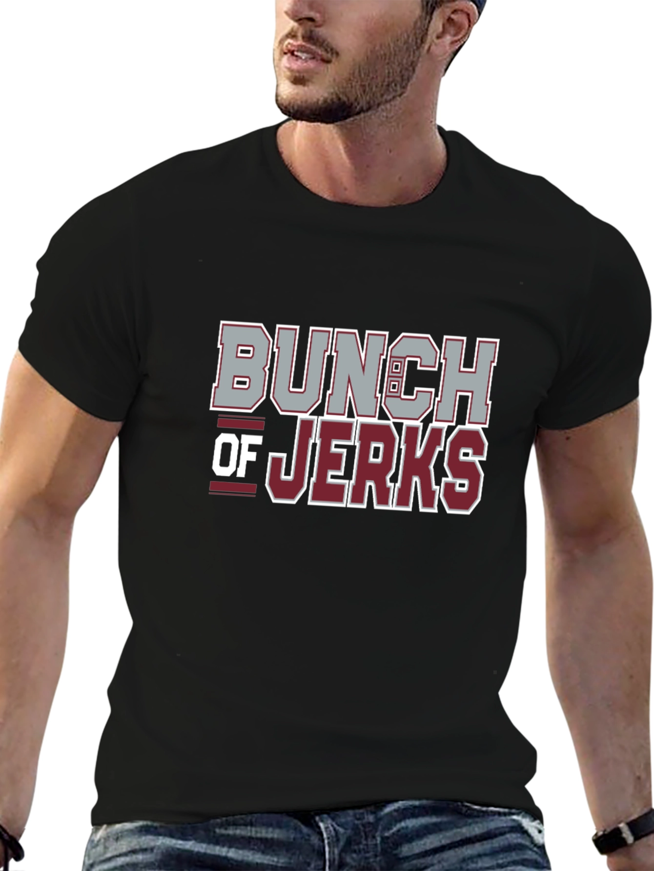 Bunch of Jerks Graphic T-Shirt - Black