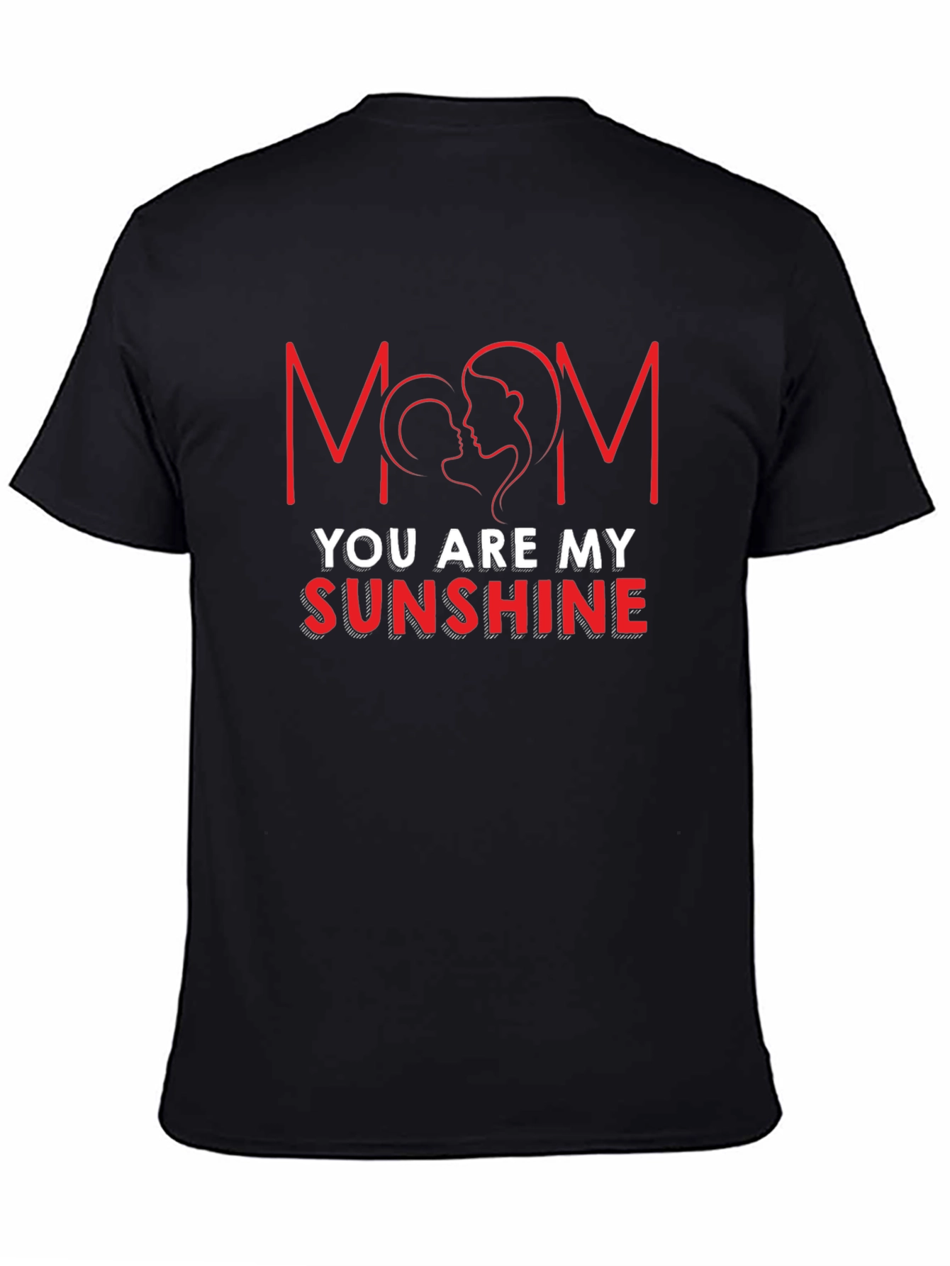 Mom You Are My Sunshine Graphic Tee - Black