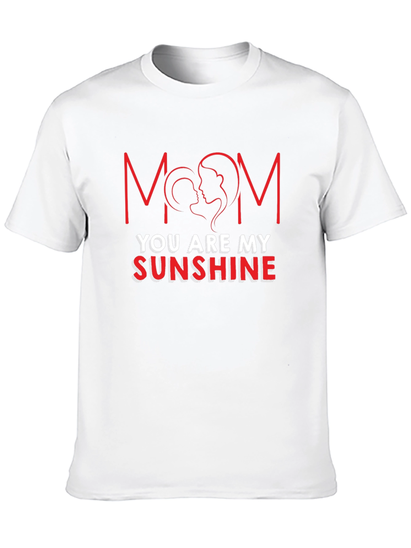 Mom You Are My Sunshine Graphic Tee - Black