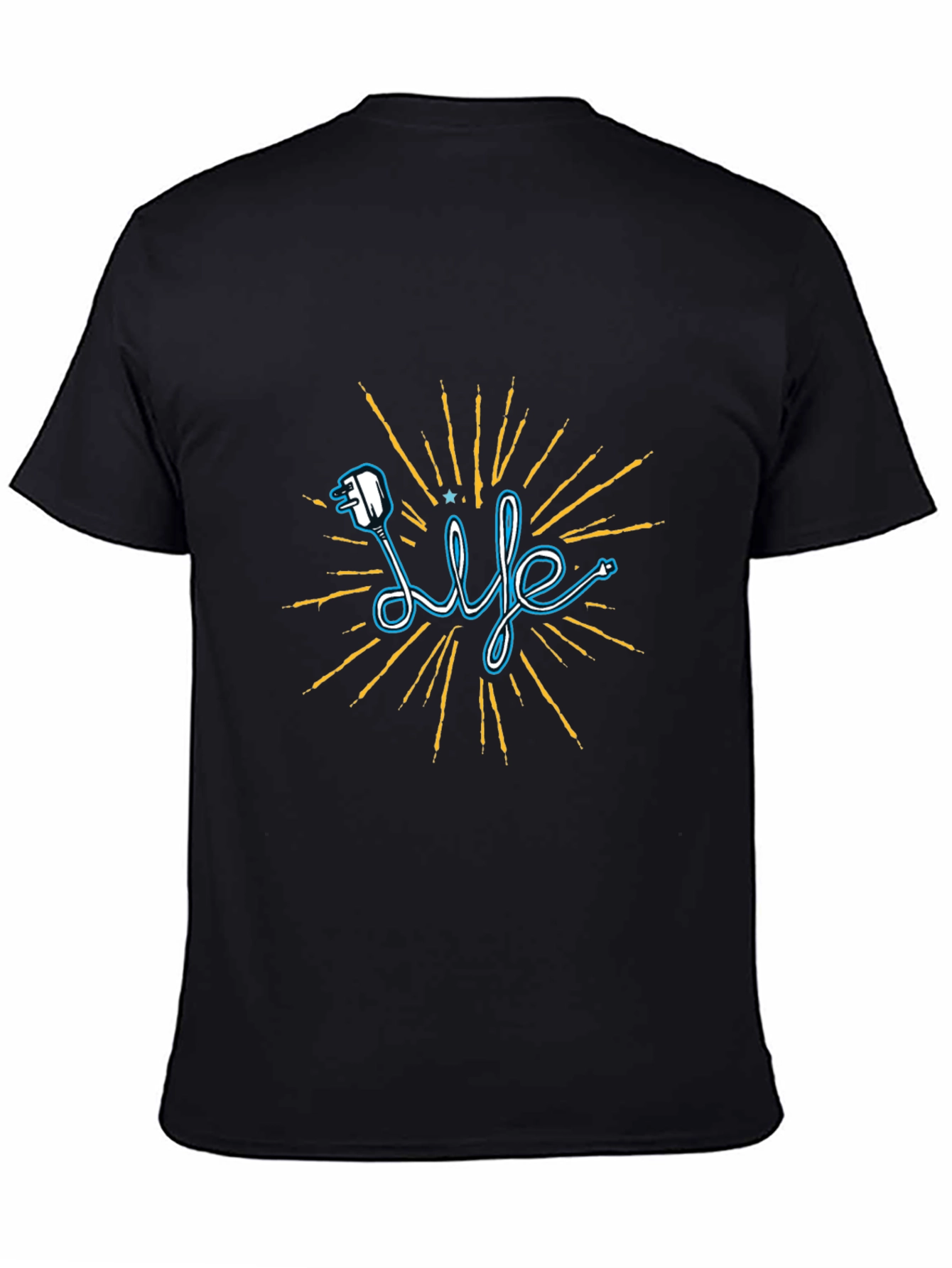 Life Plug T-Shirt - Electrician Style