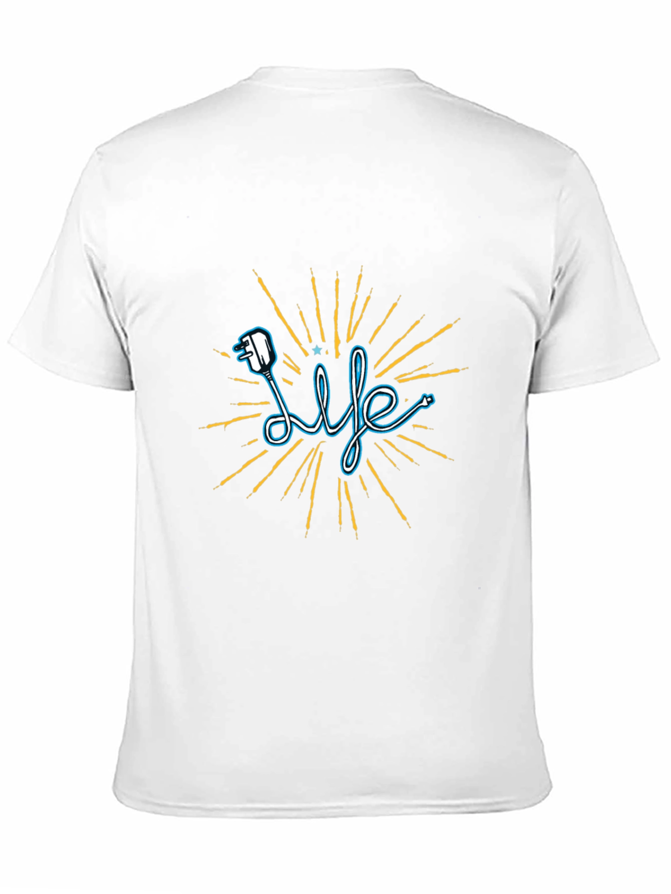 Life Plug T-Shirt - Electrician Style