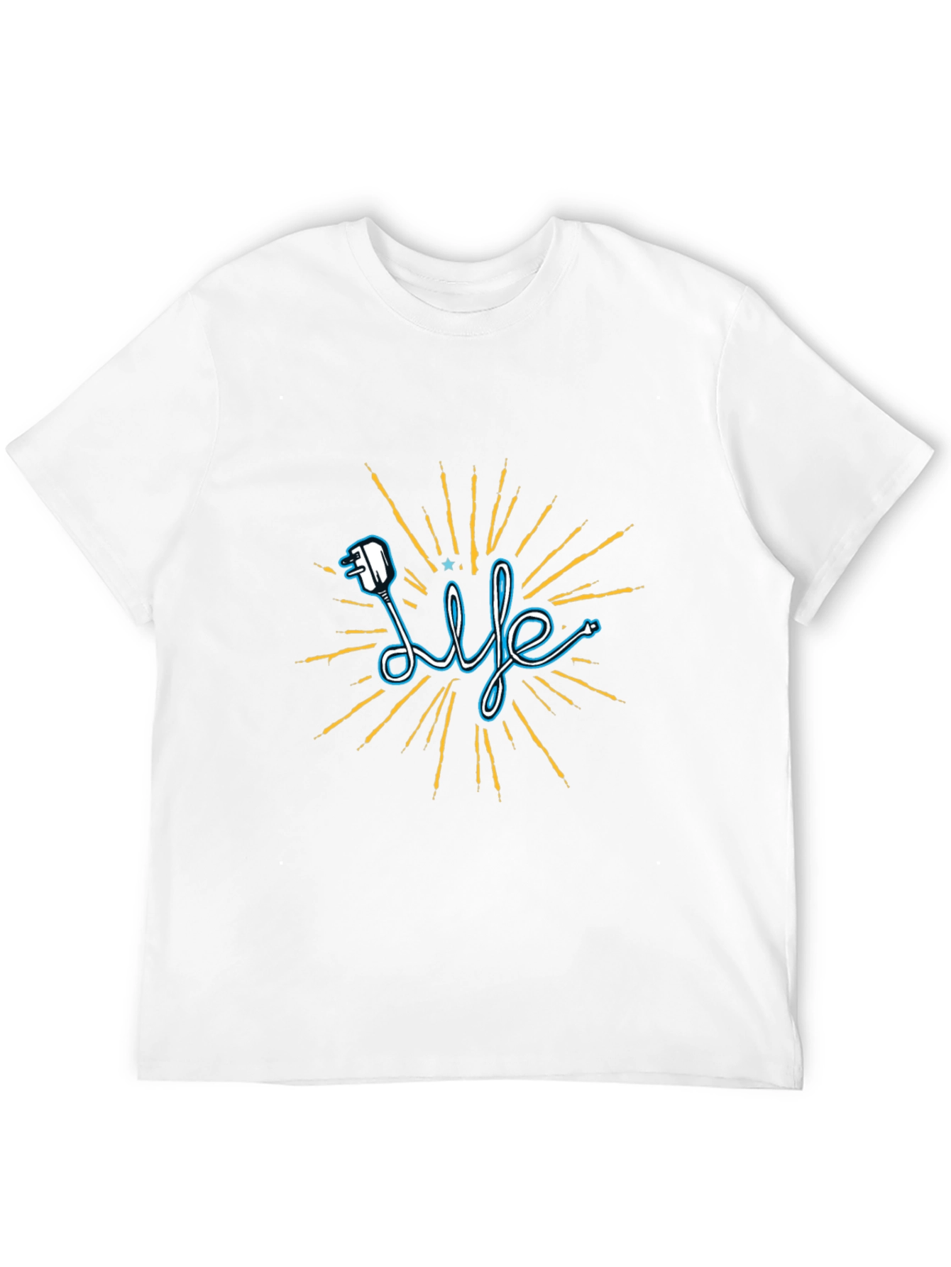 Life Plug T-Shirt - Electrician Style