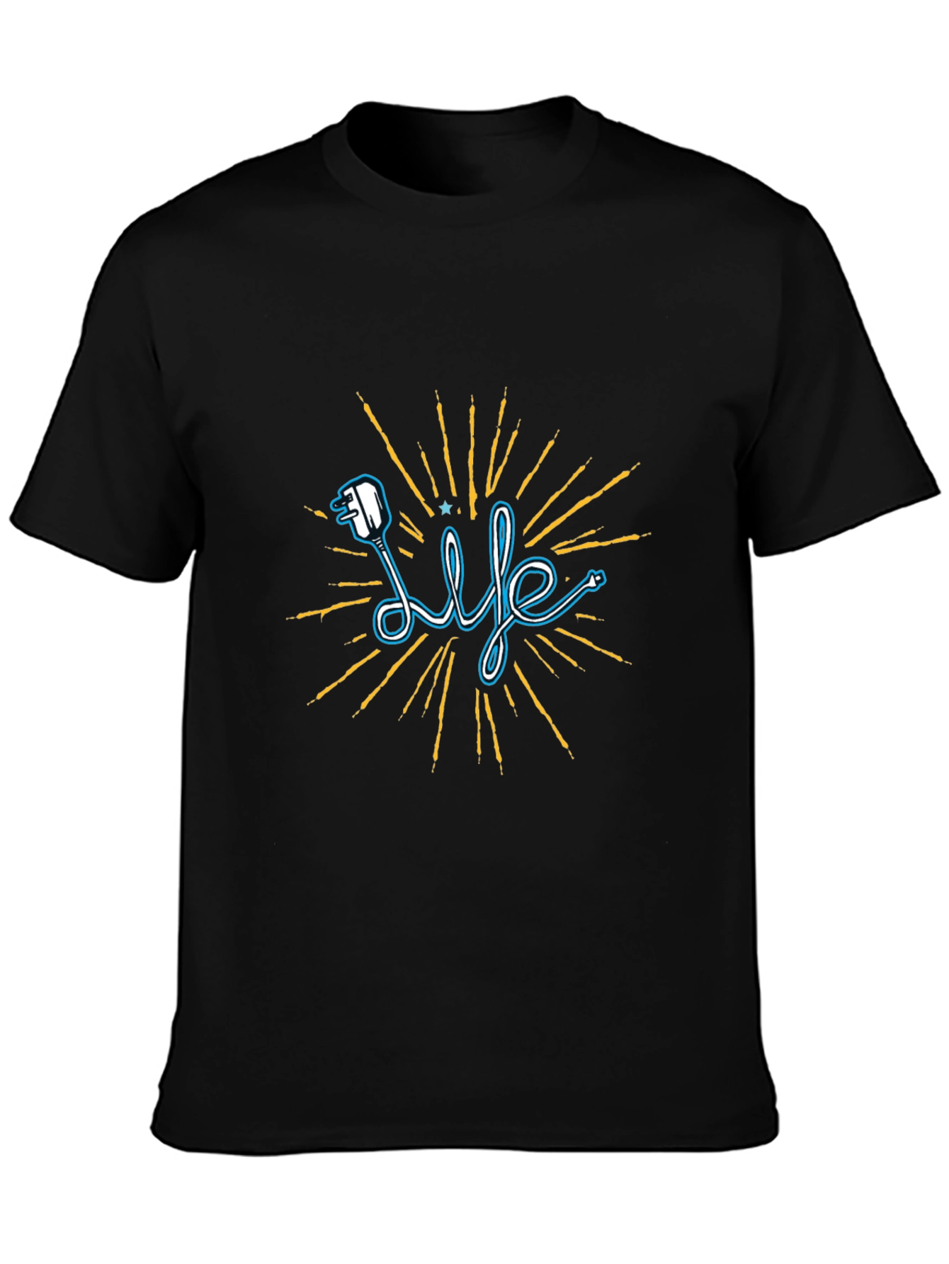 Life Plug T-Shirt - Electrician Style