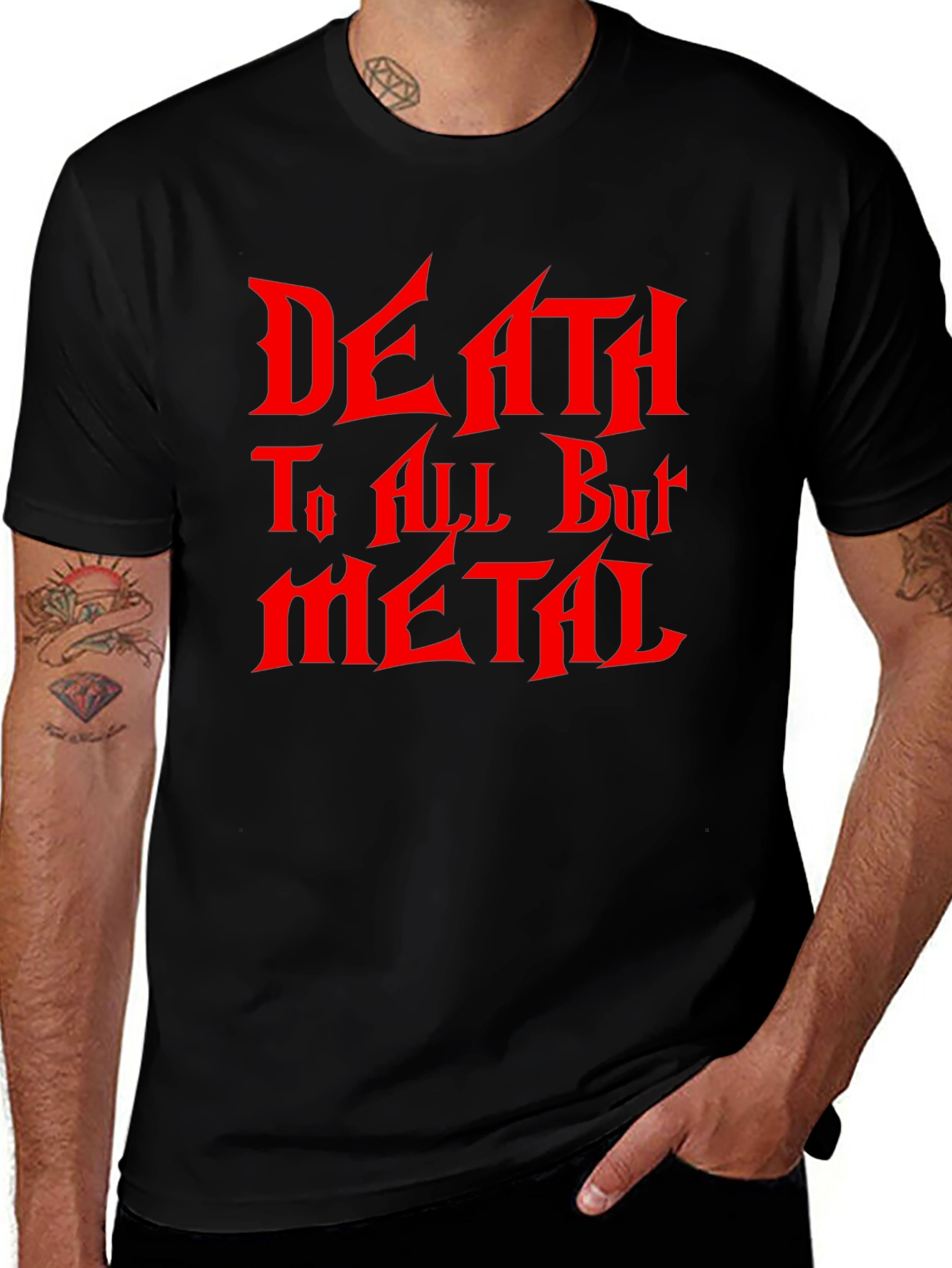 Death to All But Metal Black T-Shirt