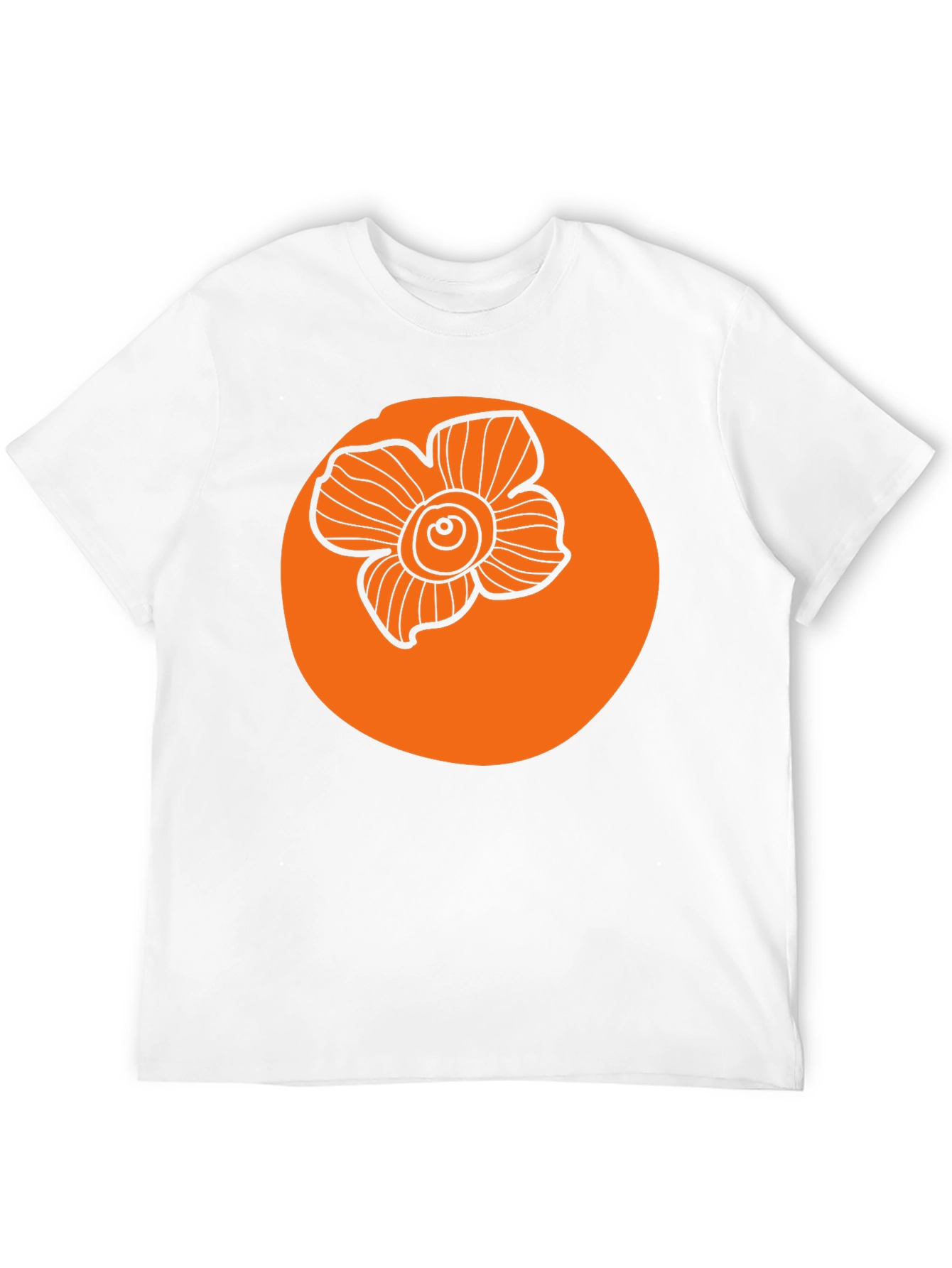 Floral Graphic Tee - Black Casual T-Shirt