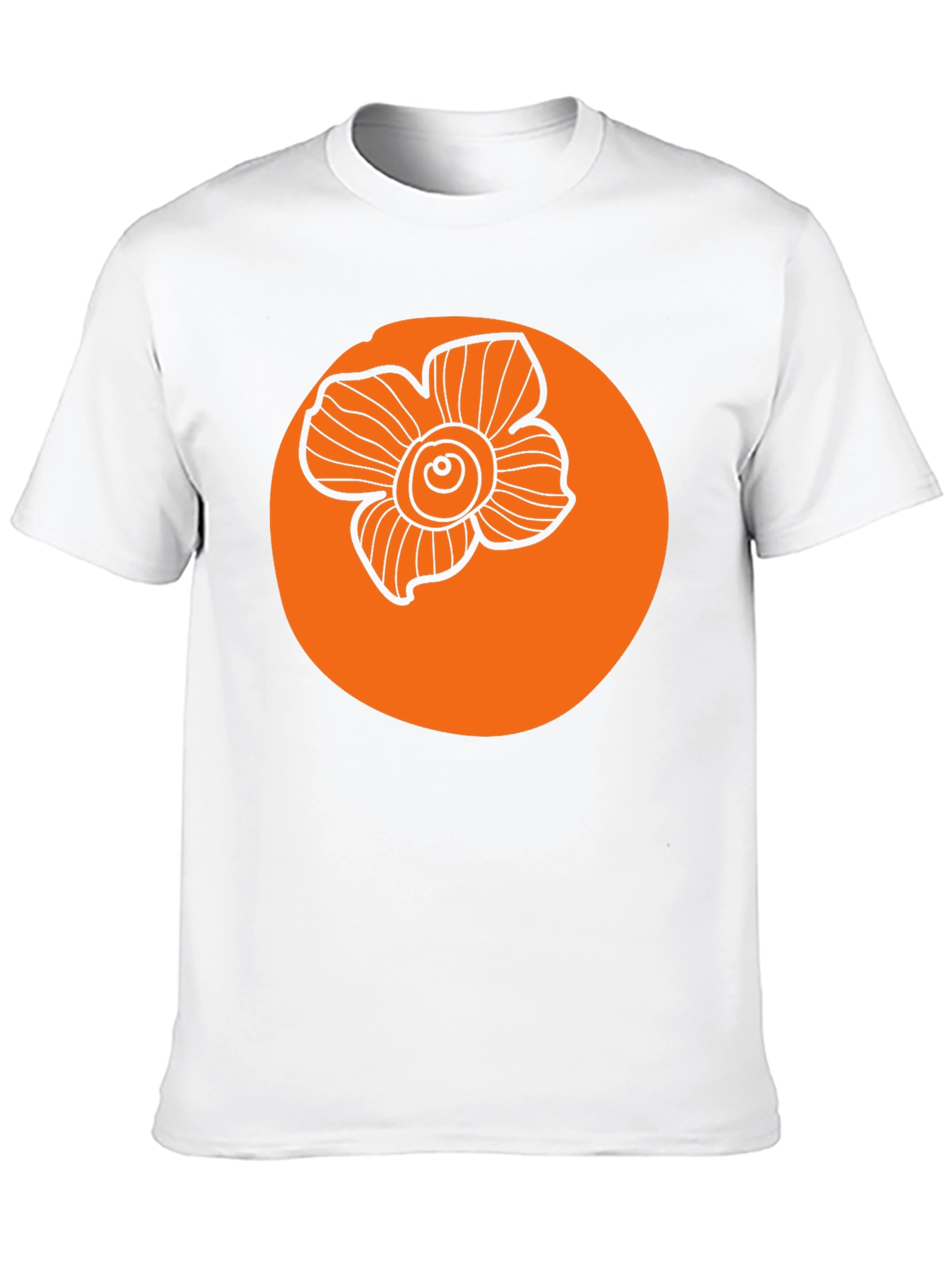 Floral Graphic Tee - Black Casual T-Shirt