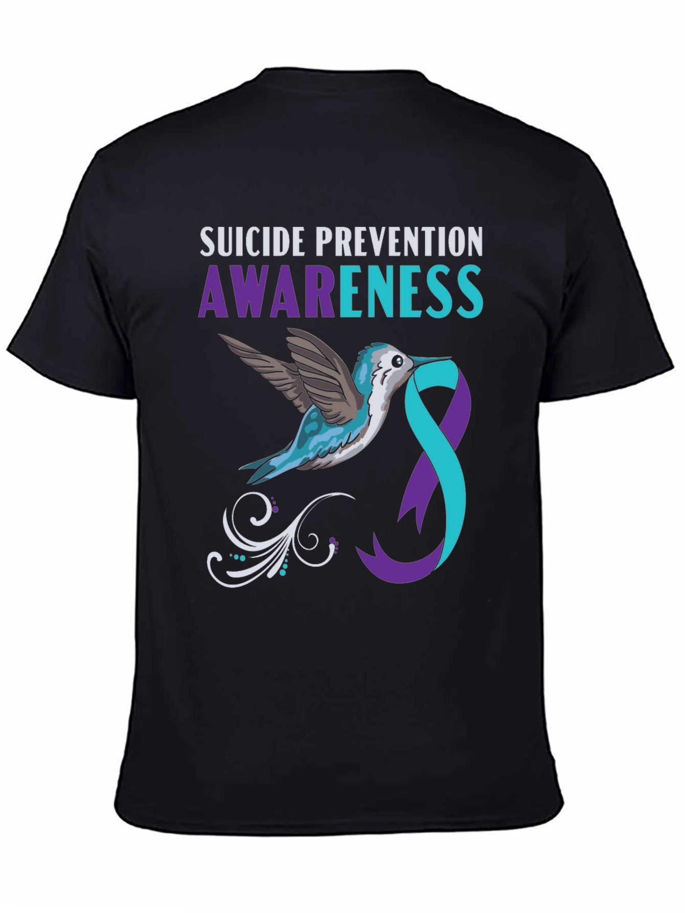 Suicide Prevention Awareness Hummingbird T-Shirt