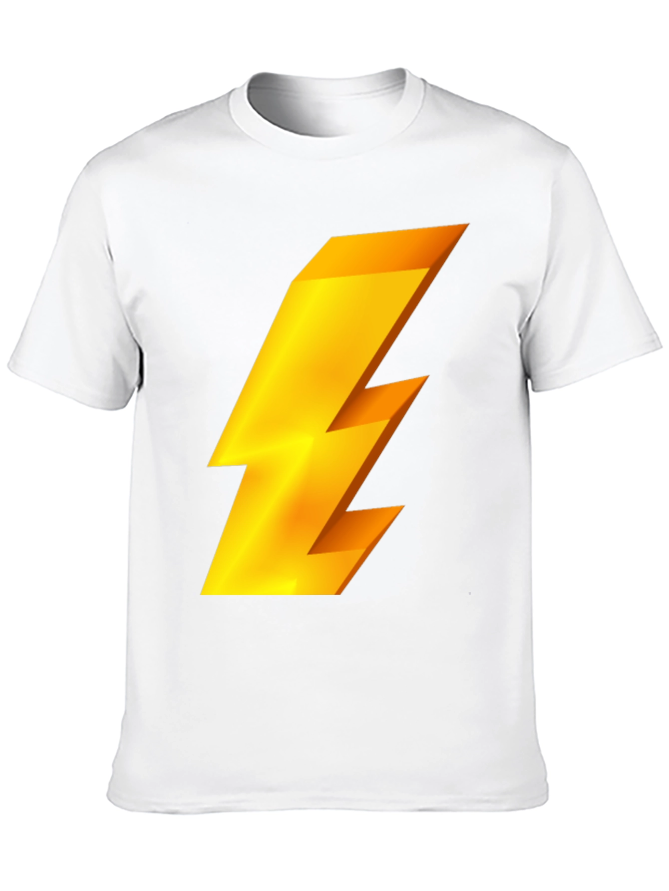 Lightning Bolt Graphic Tee - Black