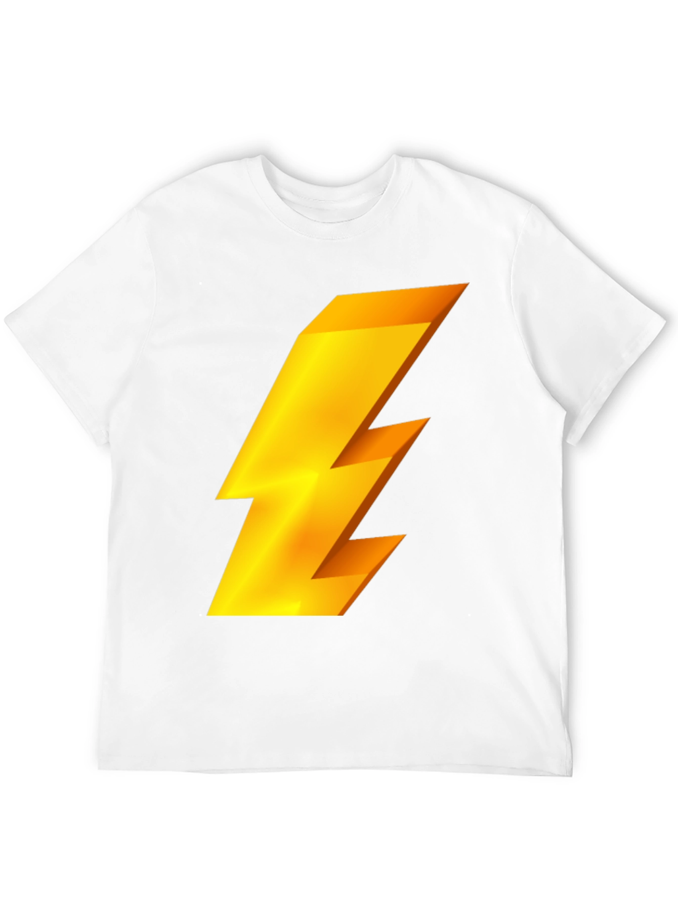 Lightning Bolt Graphic Tee - Black