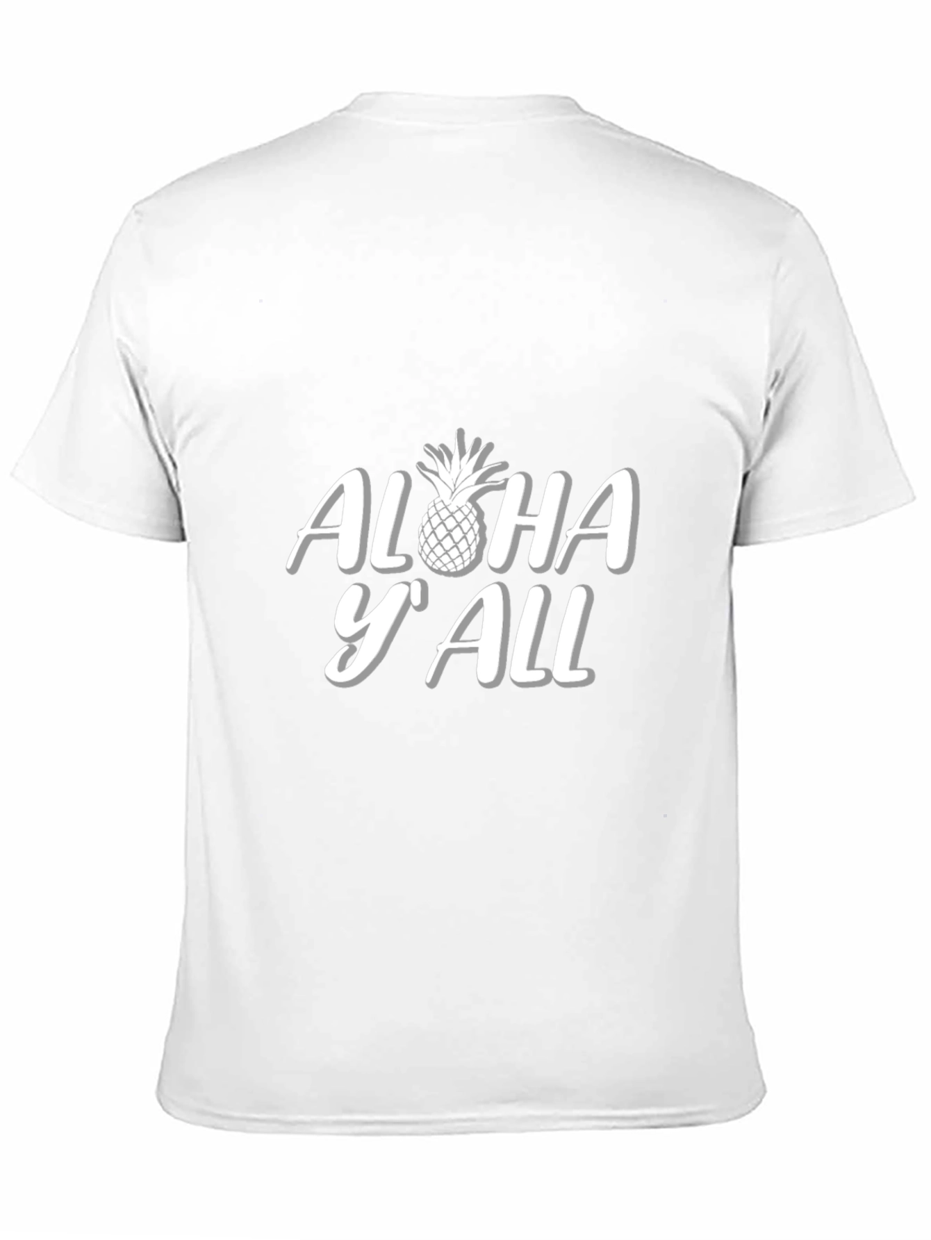 Aloha YAll Black Graphic T-Shirt