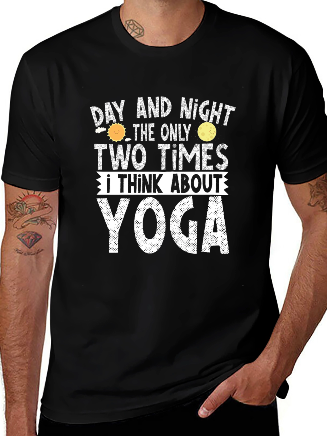 Yoga Lover T-Shirt: Day and Night Yoga Tee
