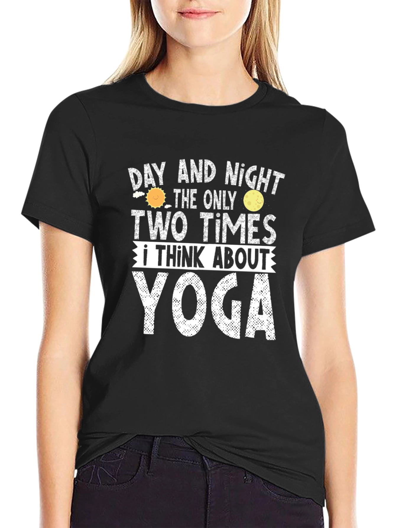 Yoga Lover T-Shirt: Day and Night Yoga Tee