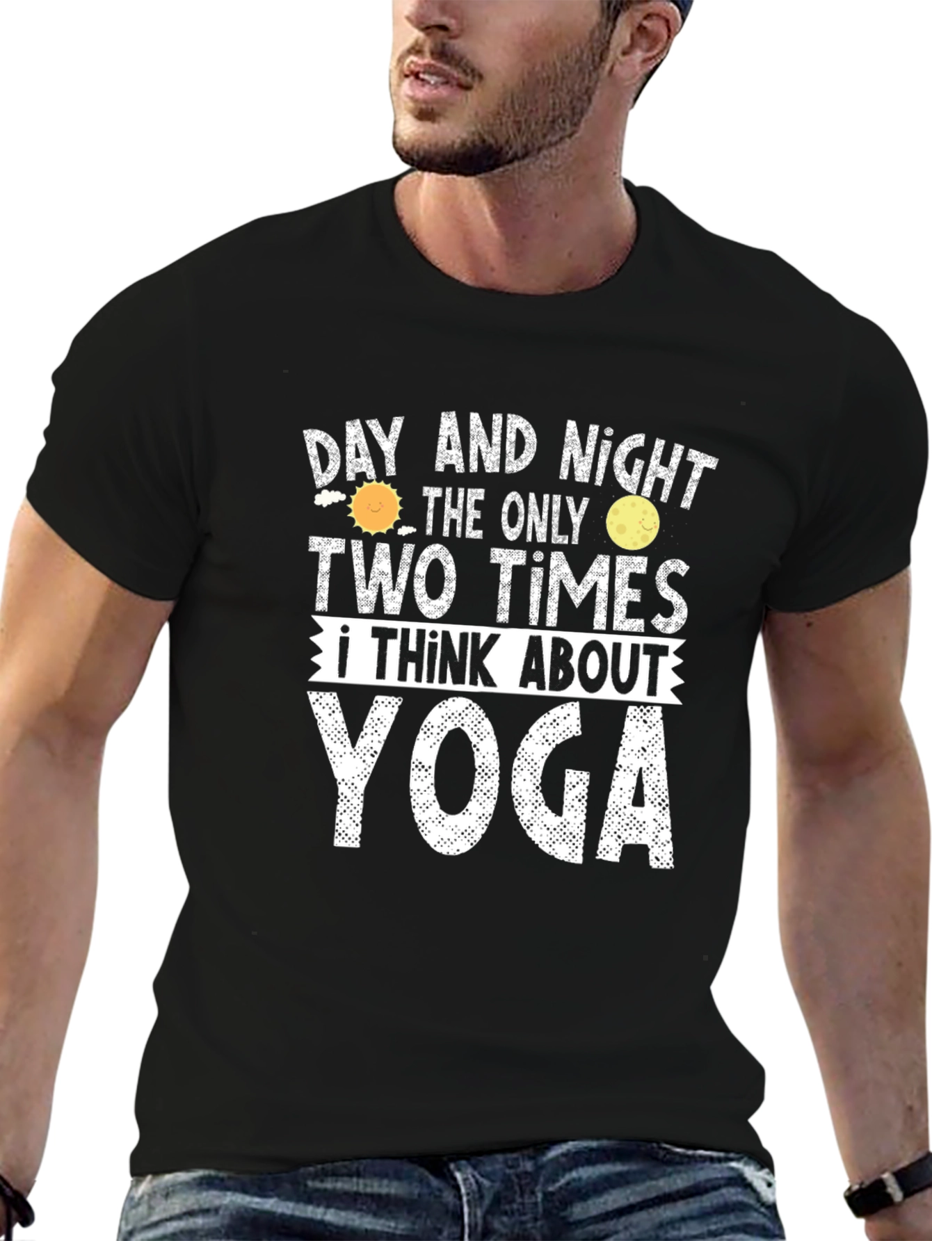 Yoga Lover T-Shirt: Day and Night Yoga Tee