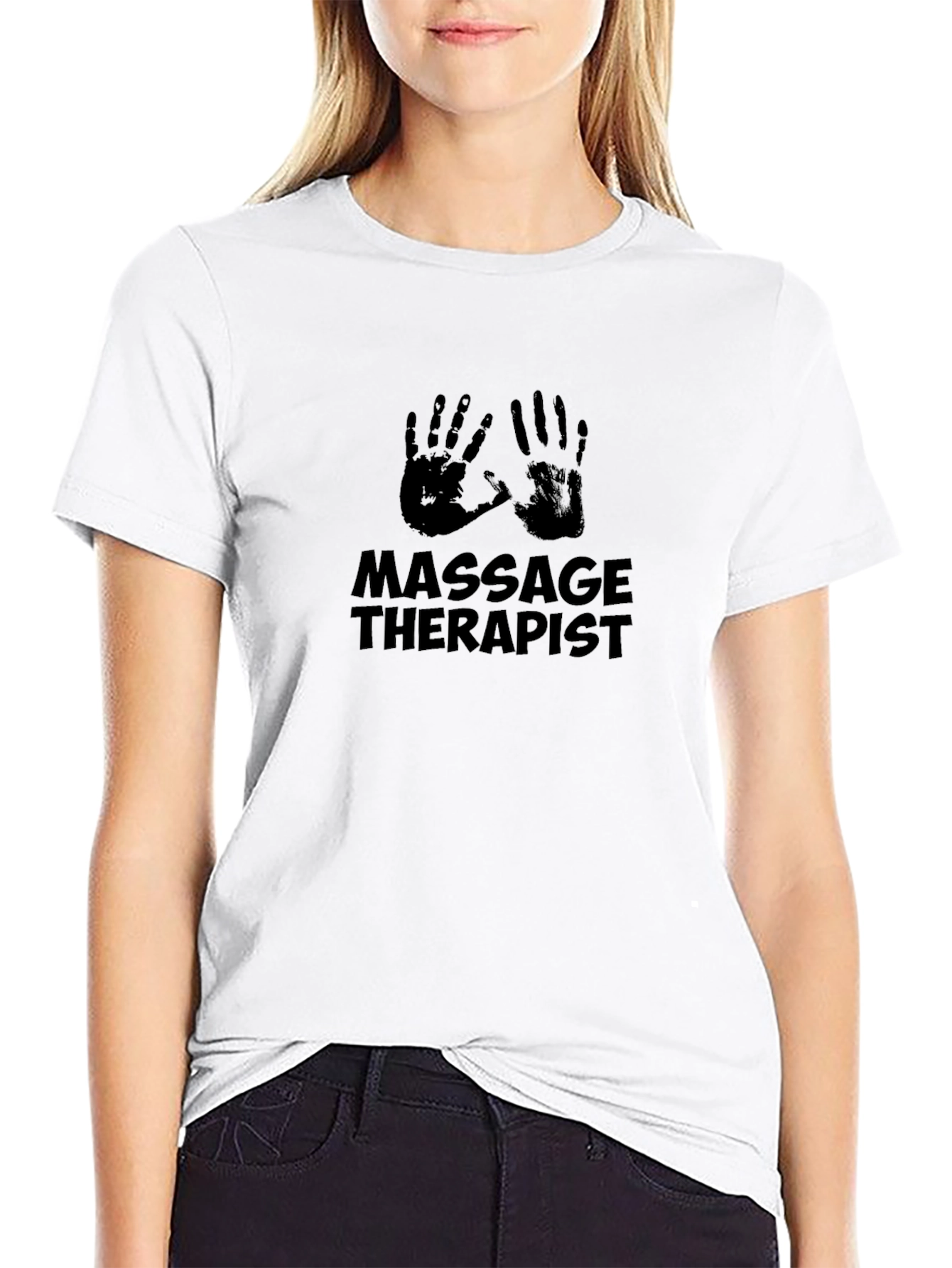 Massage Therapist Black T-Shirt