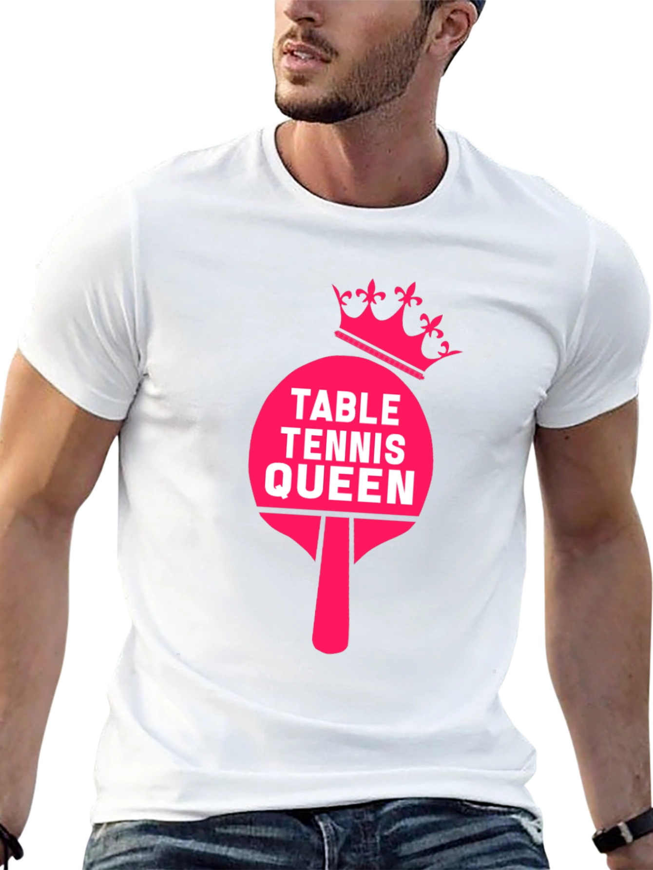 Table Tennis Queen Graphic T-Shirt