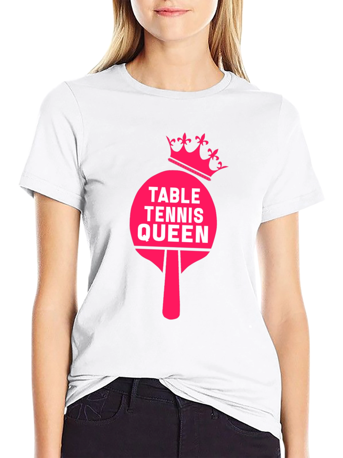 Table Tennis Queen Graphic T-Shirt