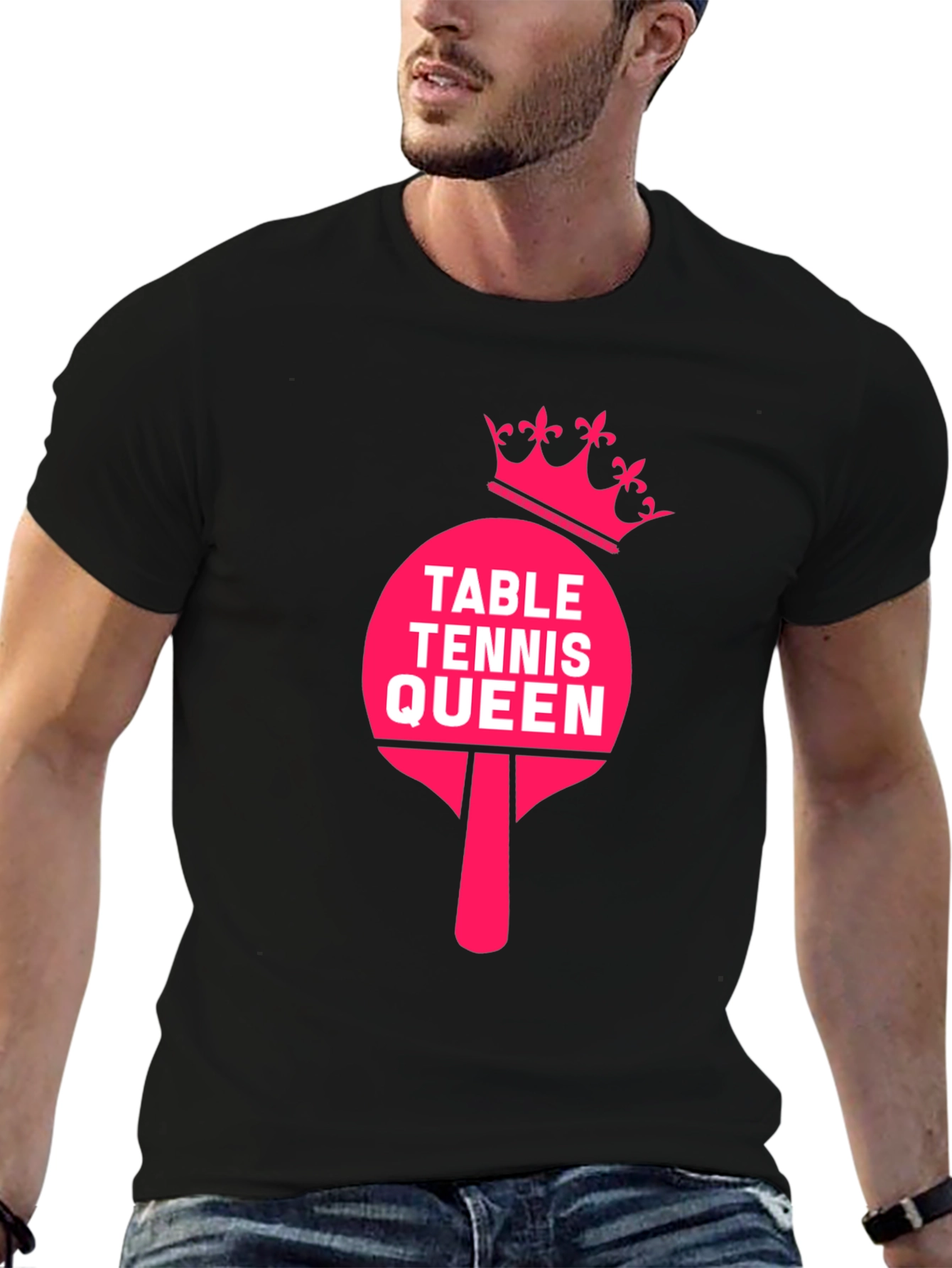 Table Tennis Queen Graphic T-Shirt