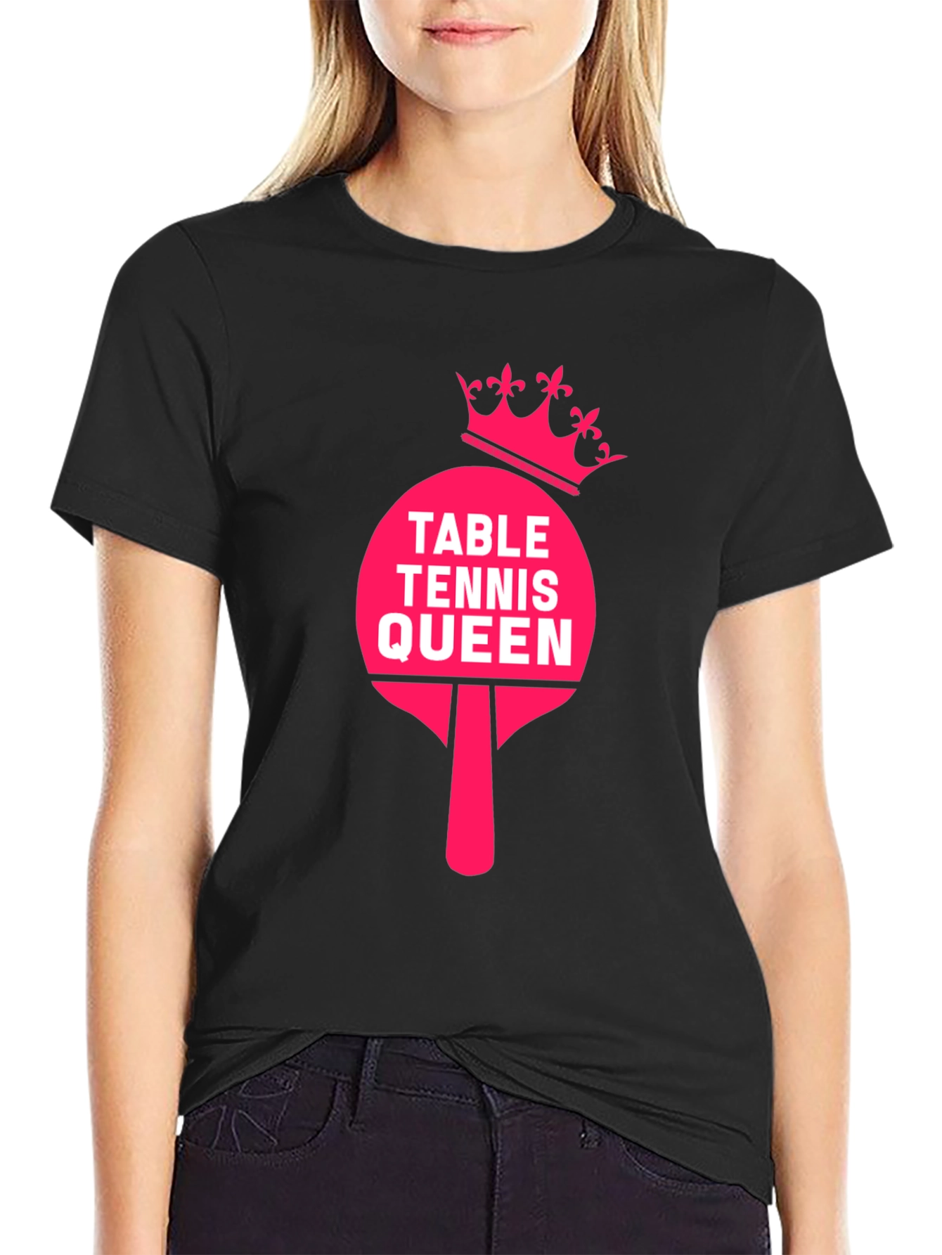 Table Tennis Queen Graphic T-Shirt
