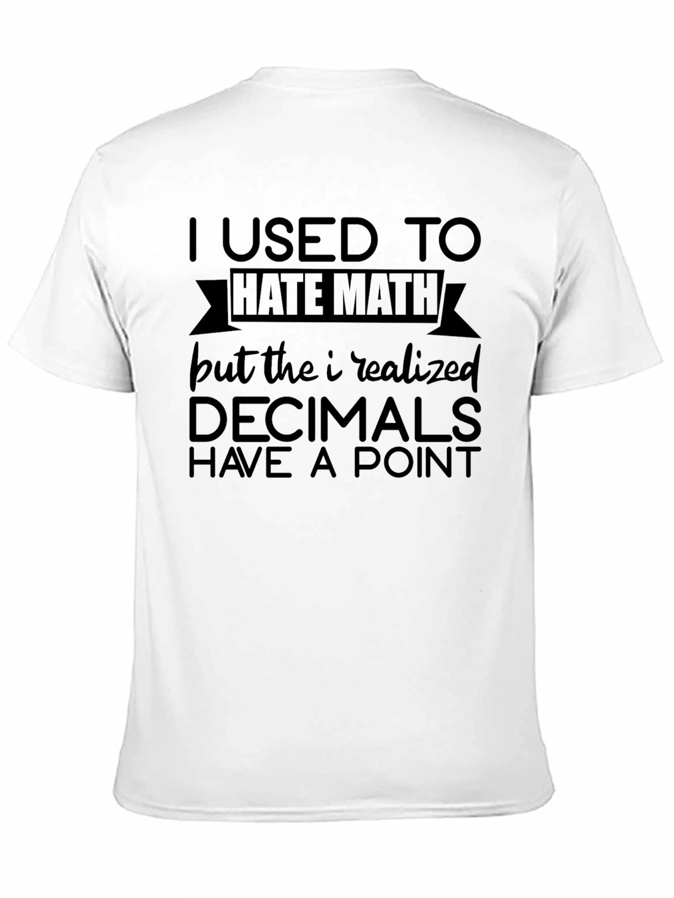 I Used to Hate Math Graphic T-Shirt