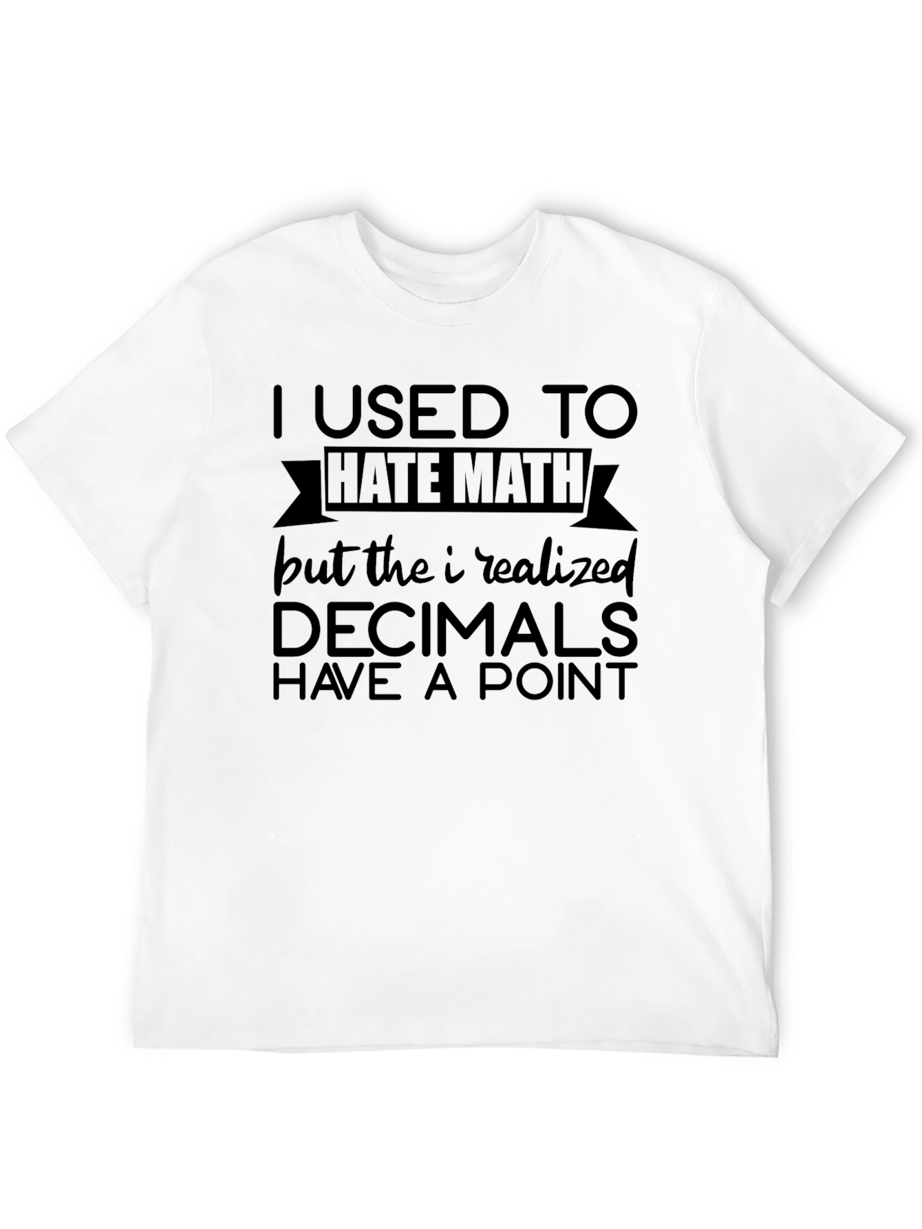 I Used to Hate Math Graphic T-Shirt