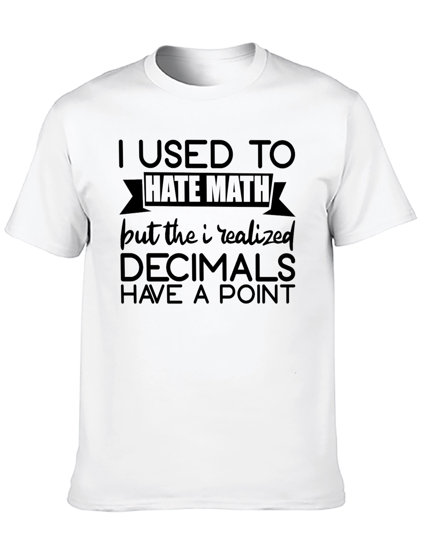 I Used to Hate Math Graphic T-Shirt