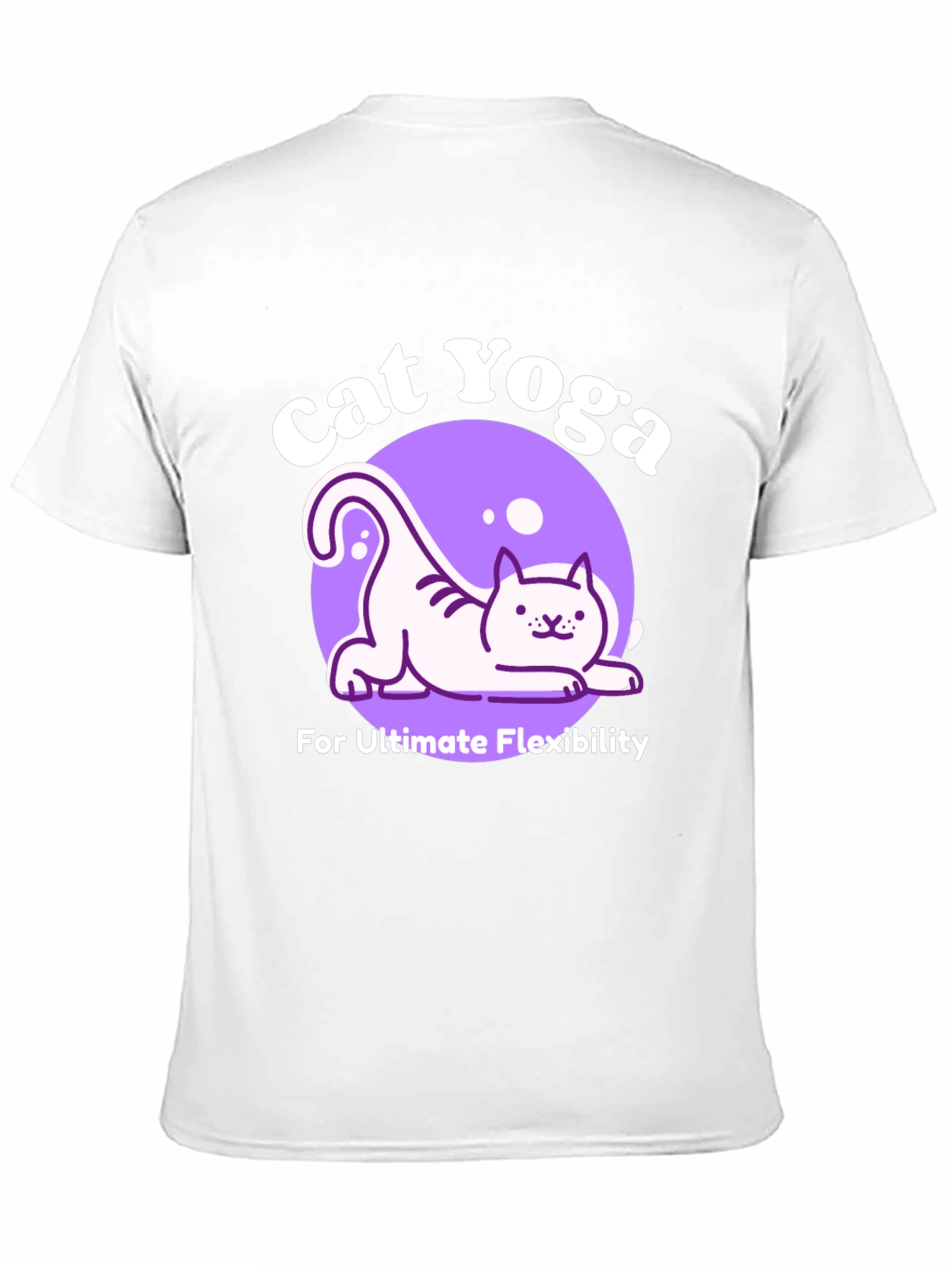 Cat Yoga Black T-Shirt - Ultimate Flexibility