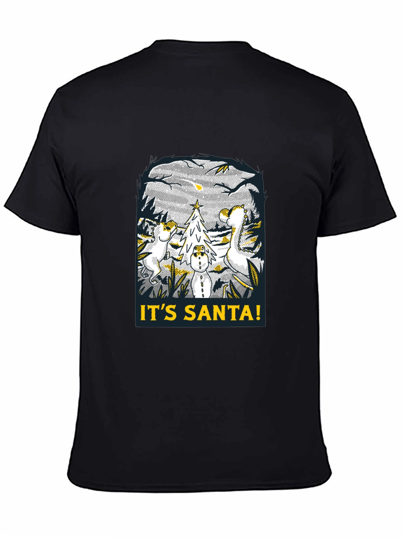 Dino Its Santa! Graphic Tee