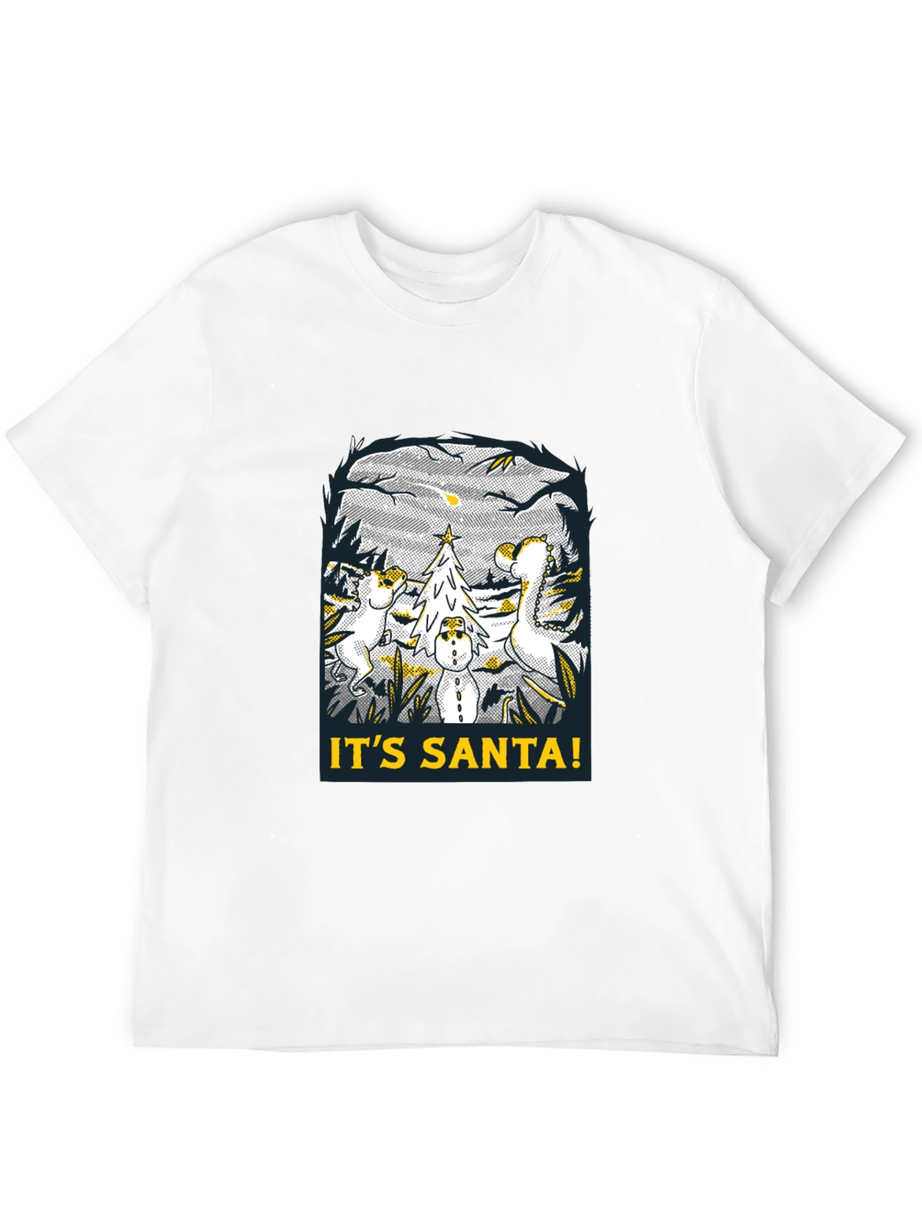 Dino Its Santa! Graphic Tee
