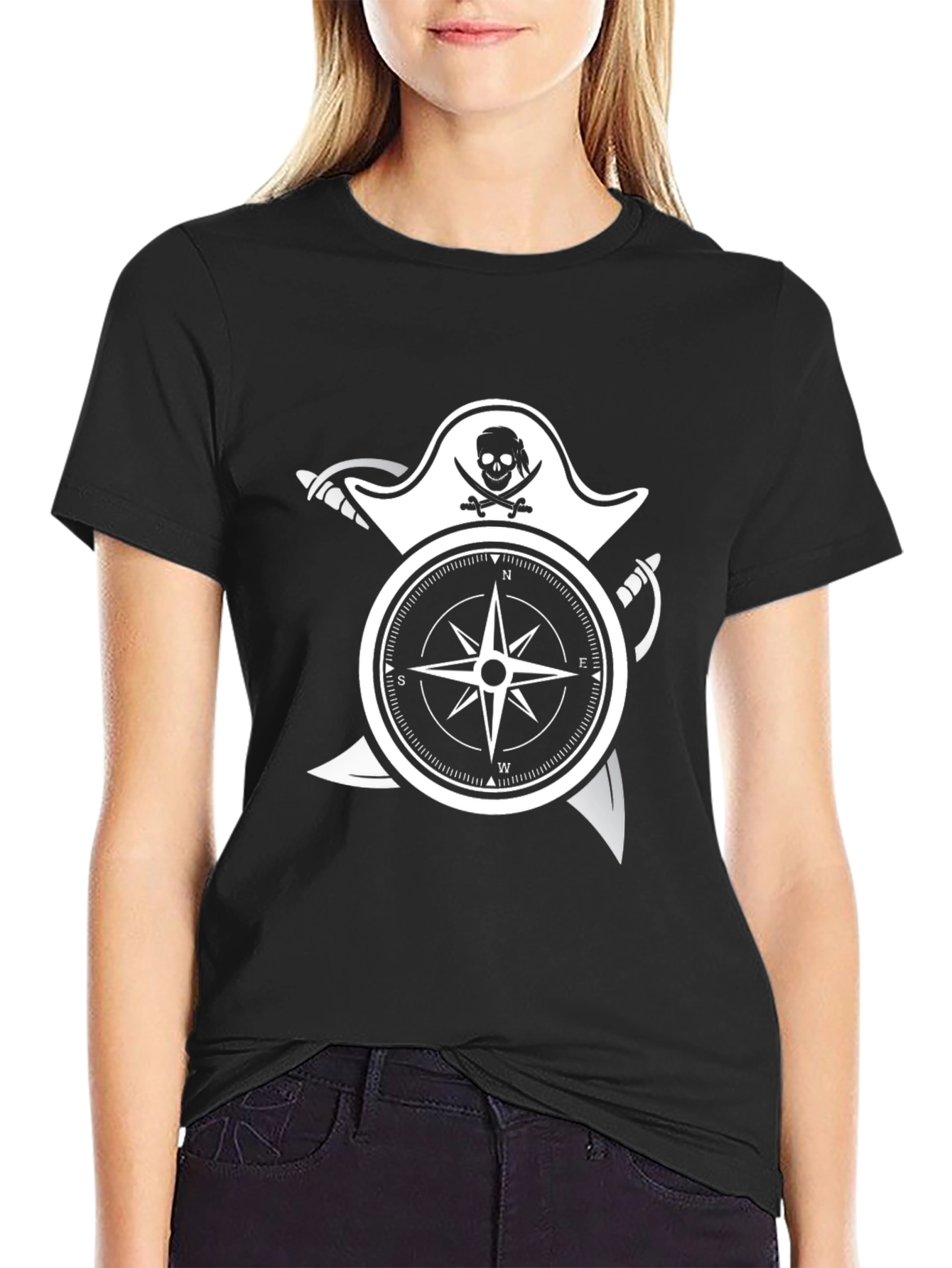 Pirate Compass T-Shirt - Adventure Awaits!