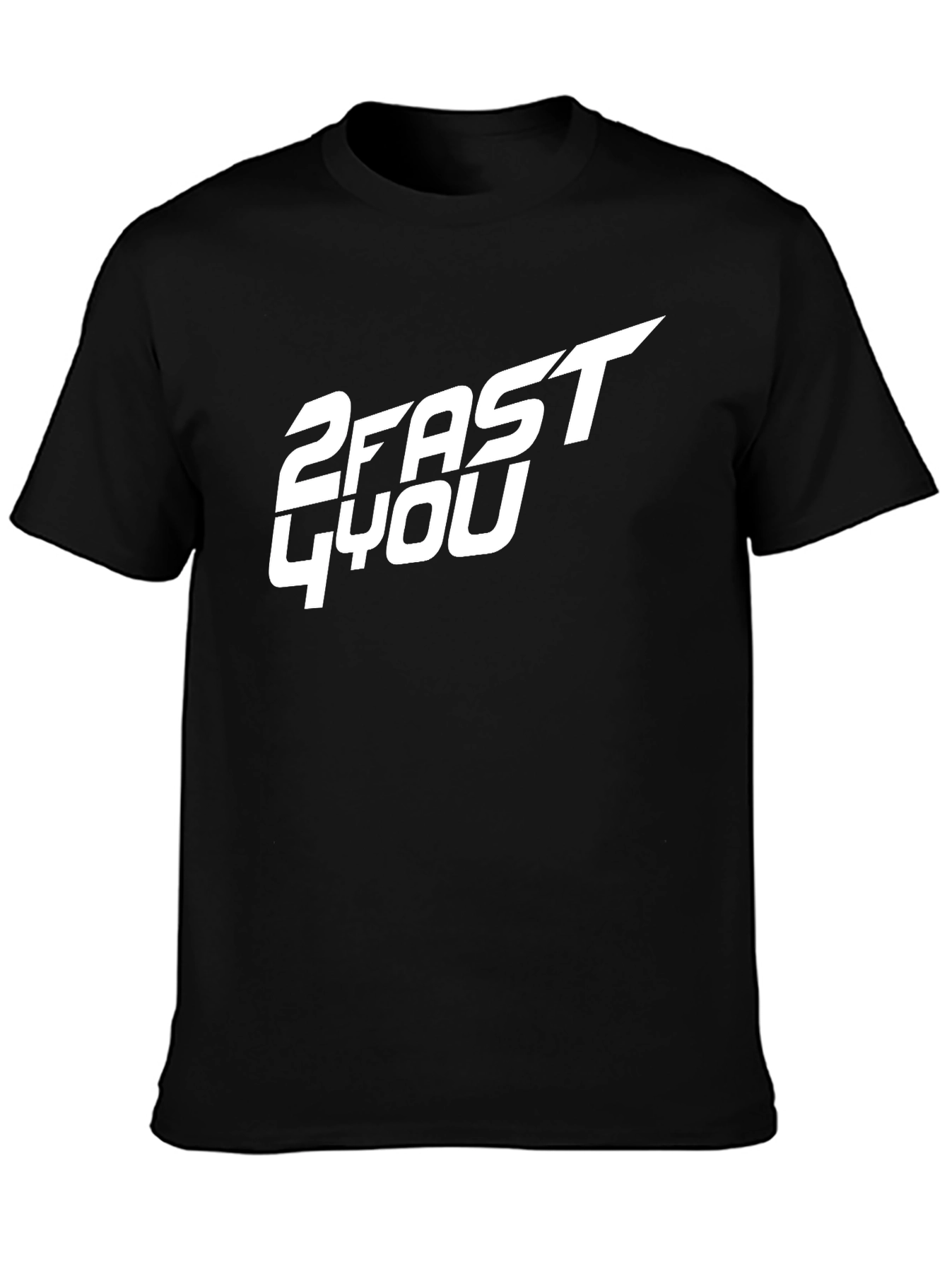 2 Fast 4 You Graphic T-Shirt - Black