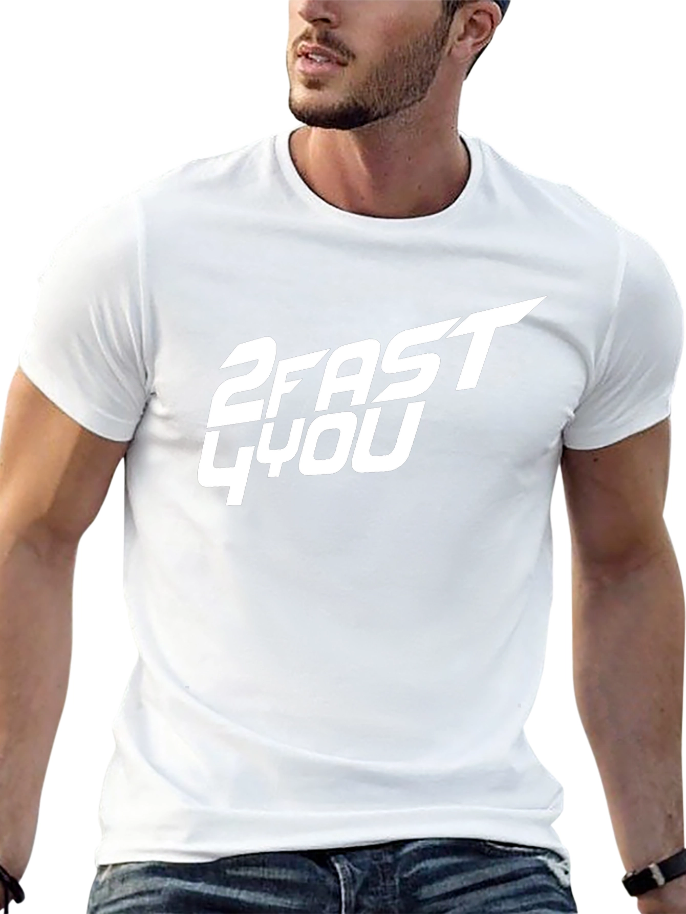 2 Fast 4 You Graphic T-Shirt - Black