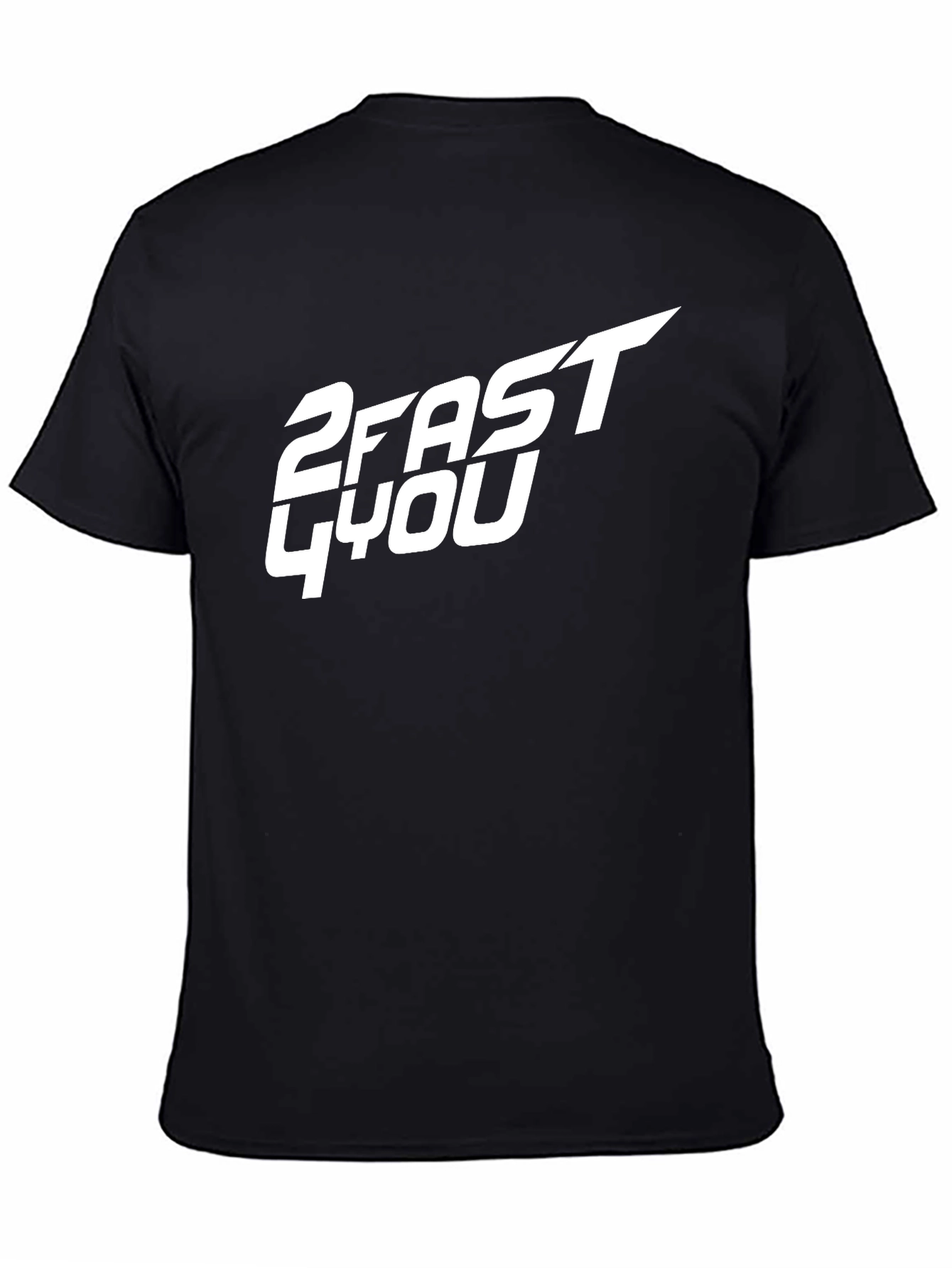 2 Fast 4 You Graphic T-Shirt - Black