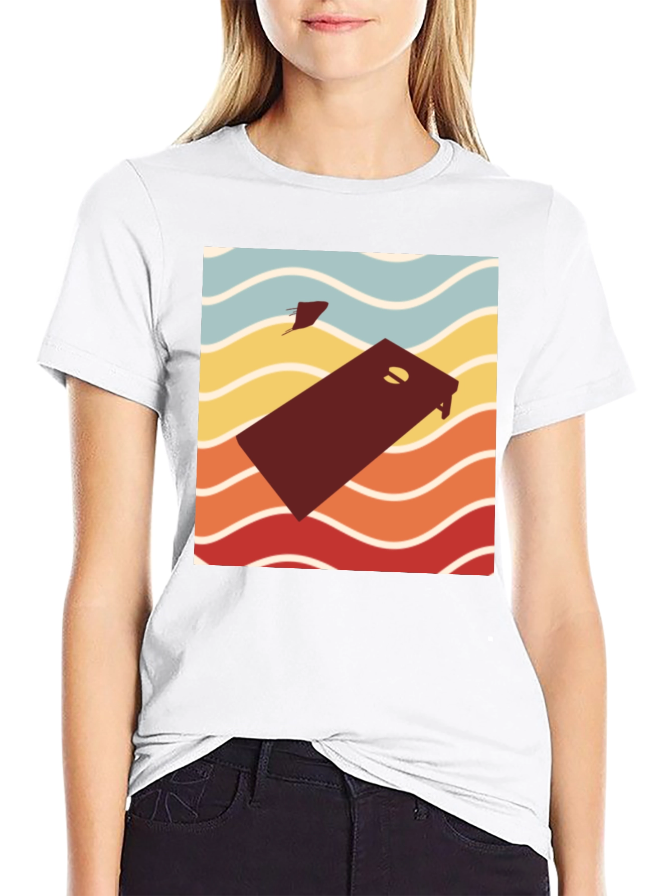 Retro Cornhole Player T-Shirt