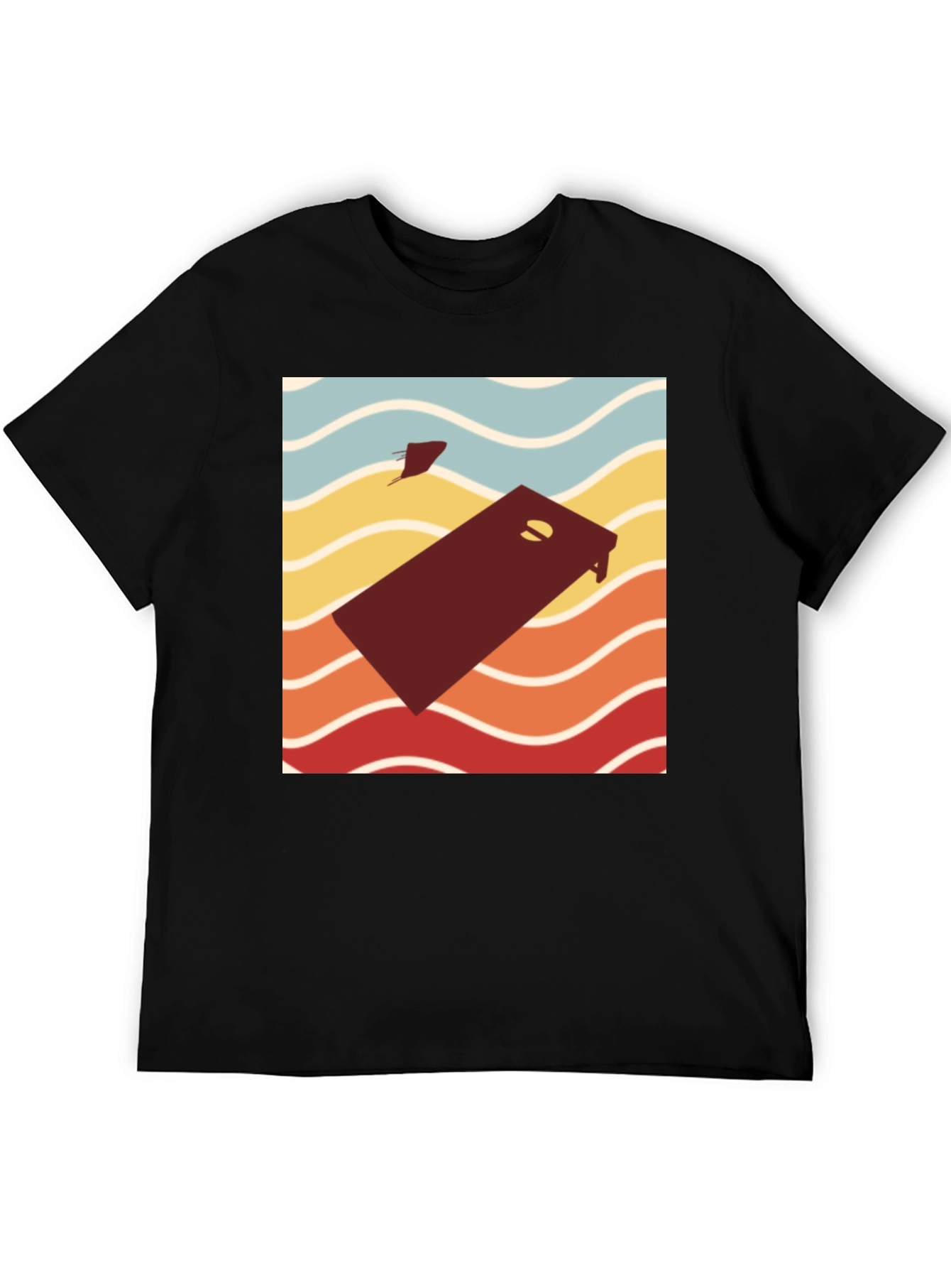 Retro Cornhole Player T-Shirt