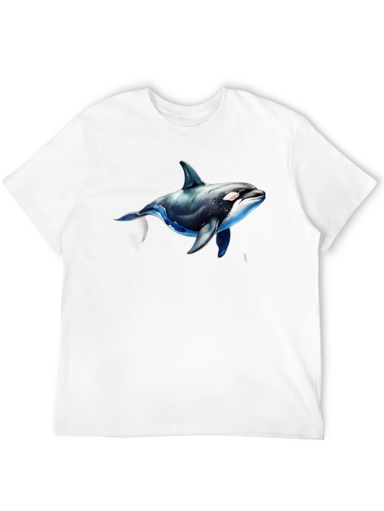 Orca Graphic Black T-Shirt - Marine Life Tee