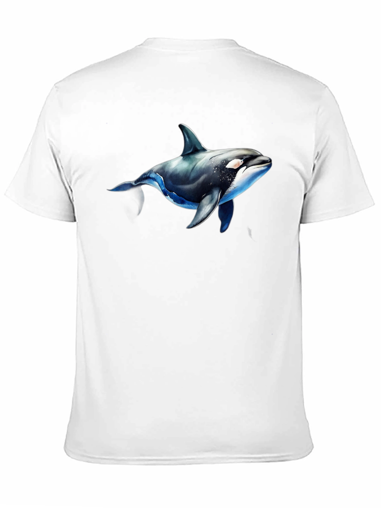 Orca Graphic Black T-Shirt - Marine Life Tee
