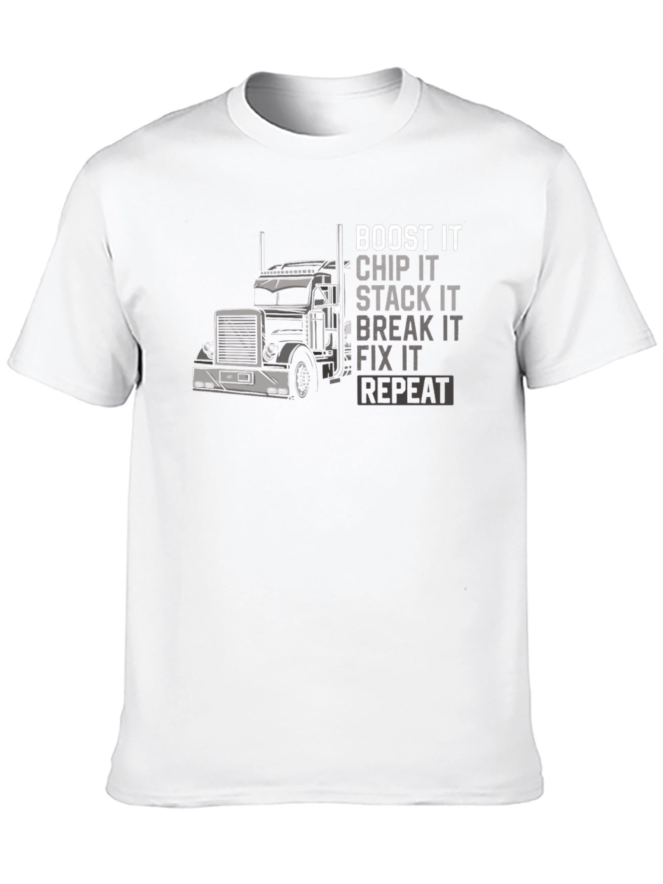 Boost It Trucker T-Shirt - Black