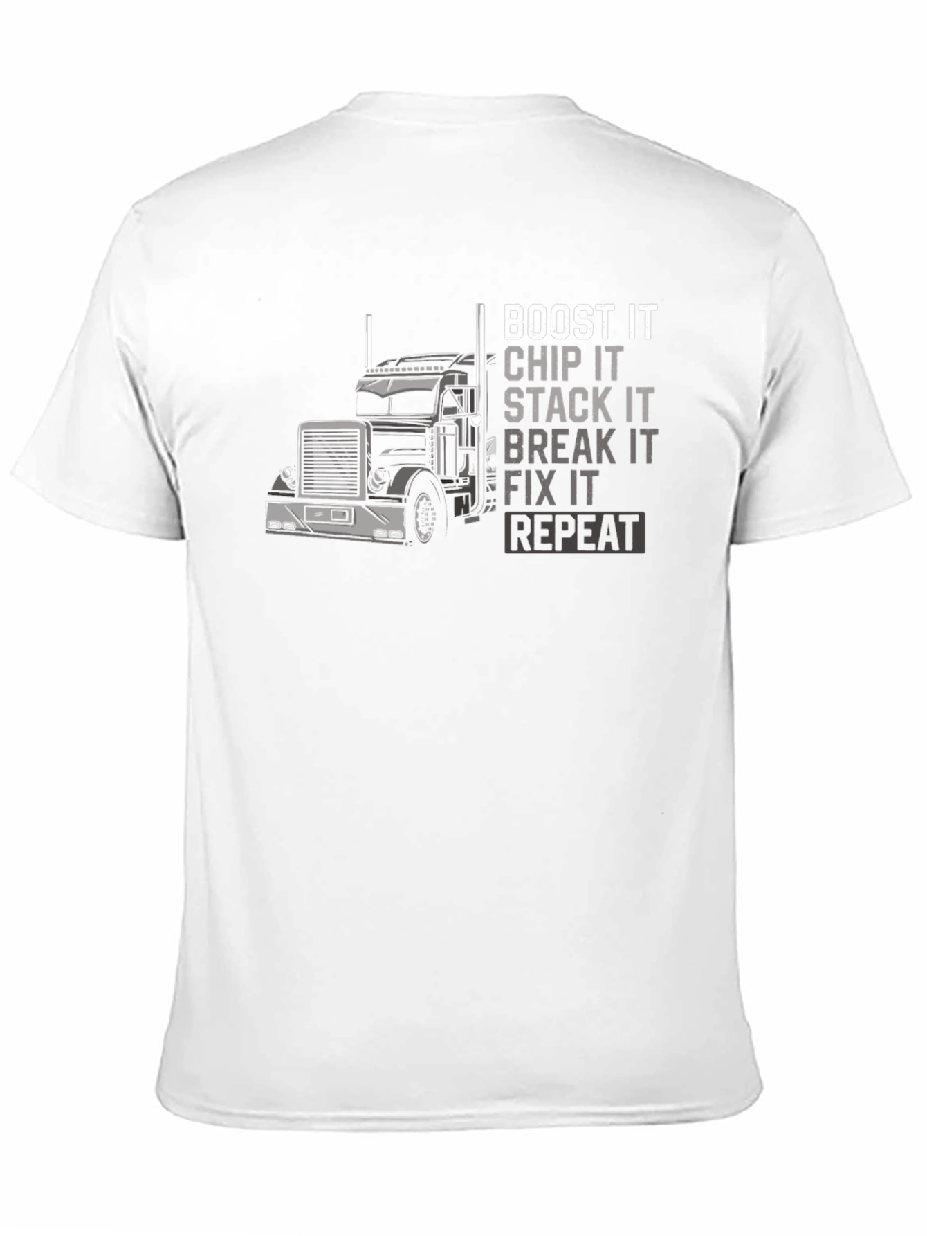 Boost It Trucker T-Shirt - Black