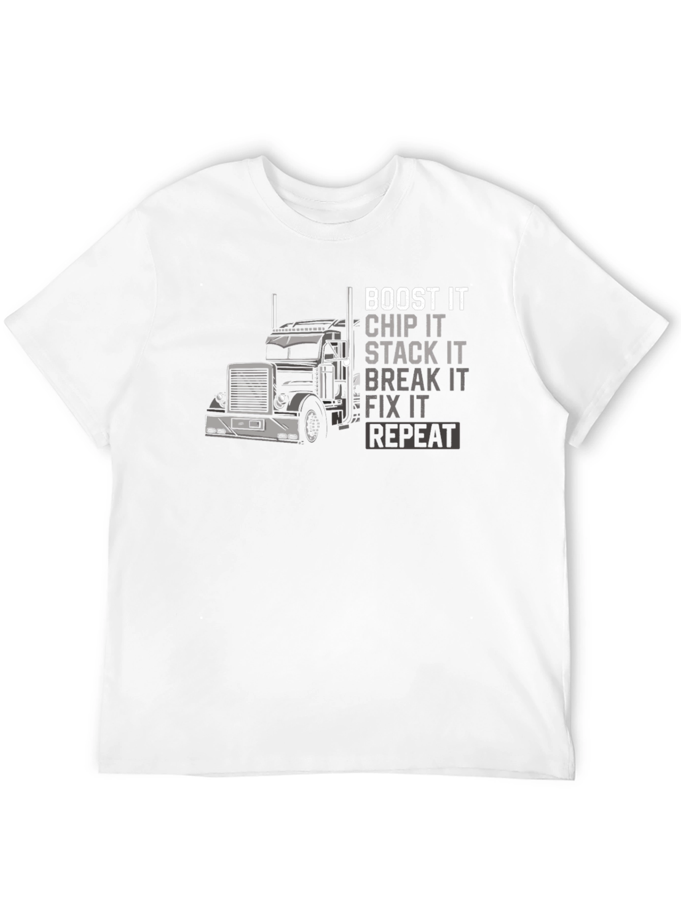 Boost It Trucker T-Shirt - Black