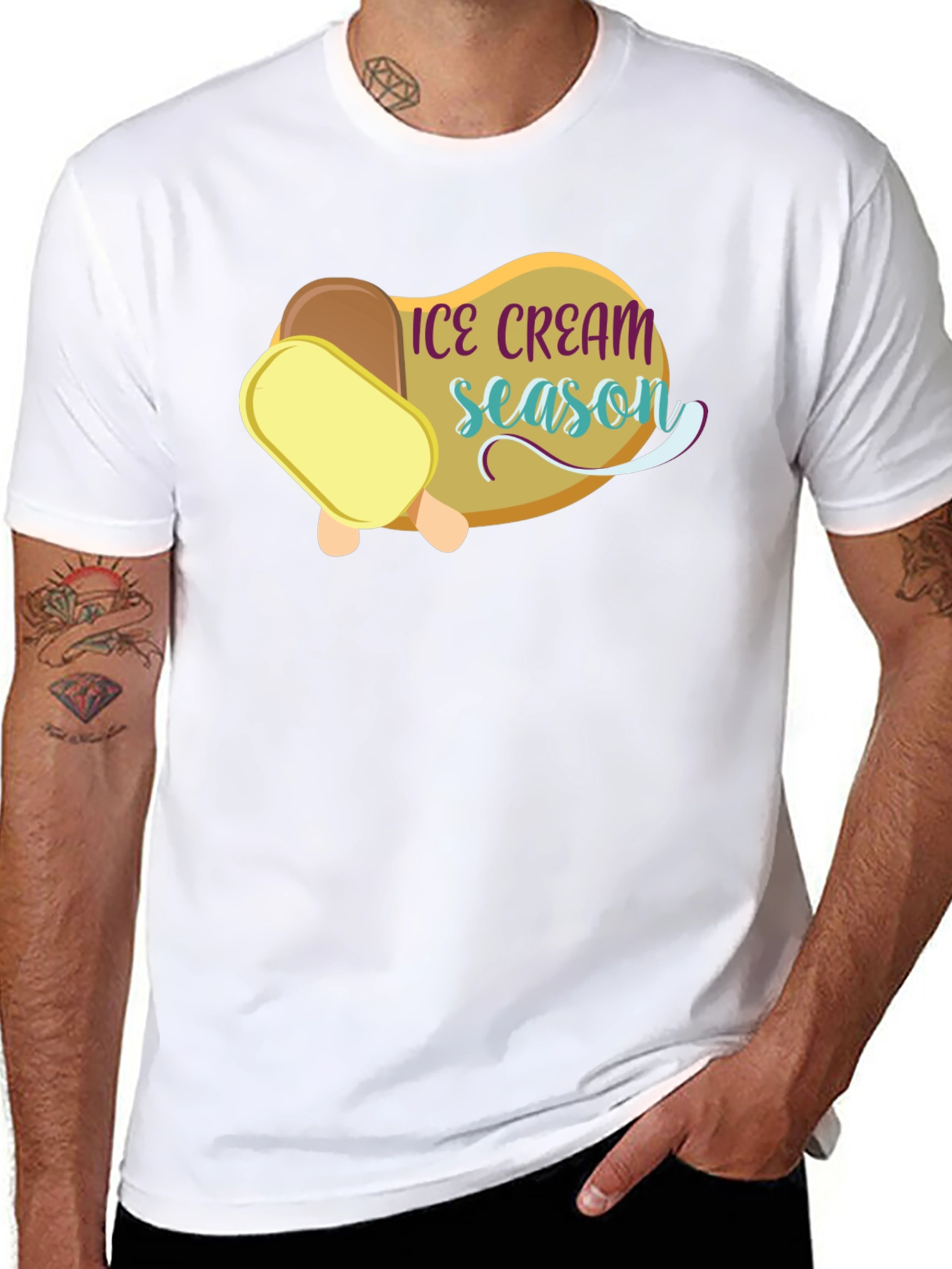 Ice Cream Season T-Shirt - Stylish Summer Tee